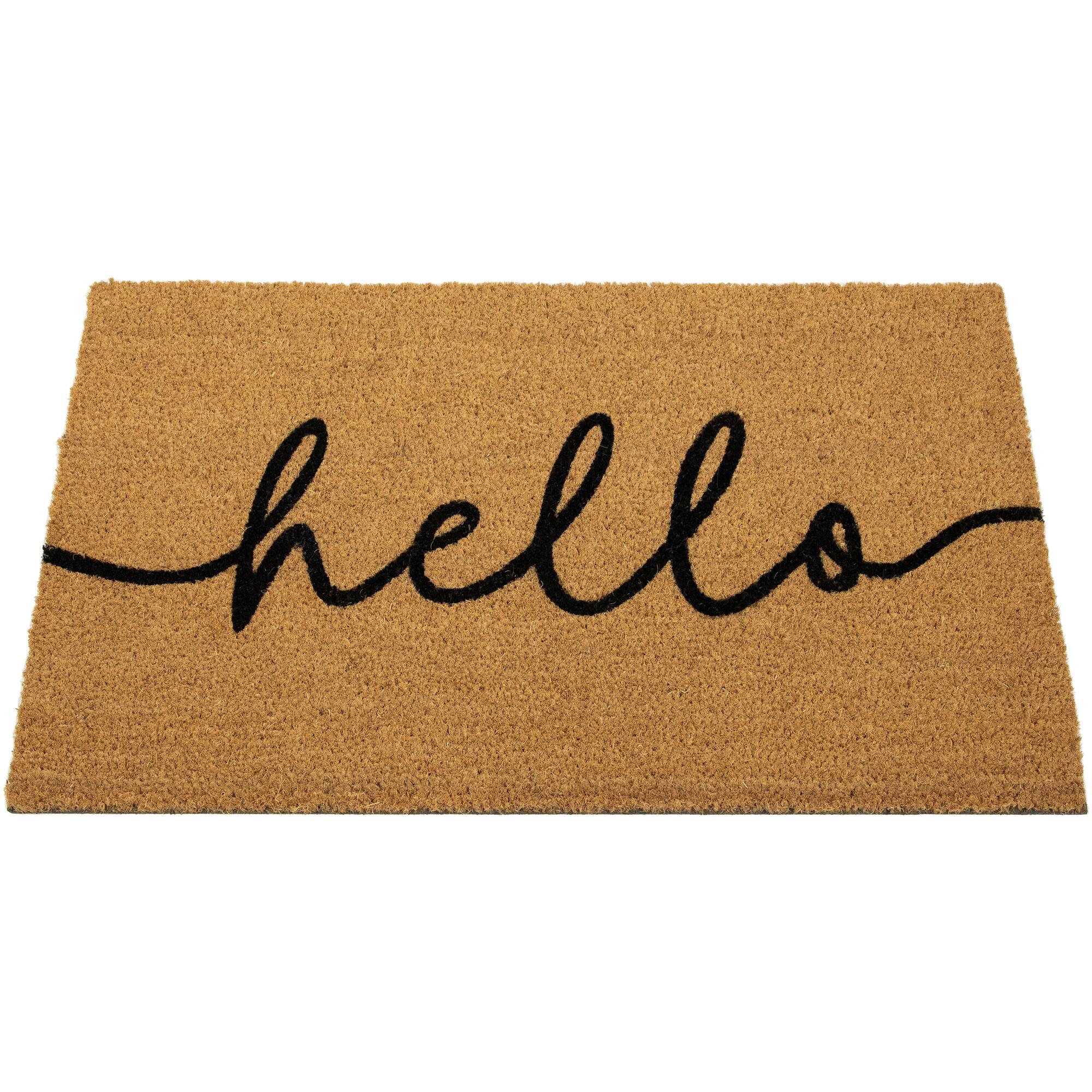 Natural Hello Doormat