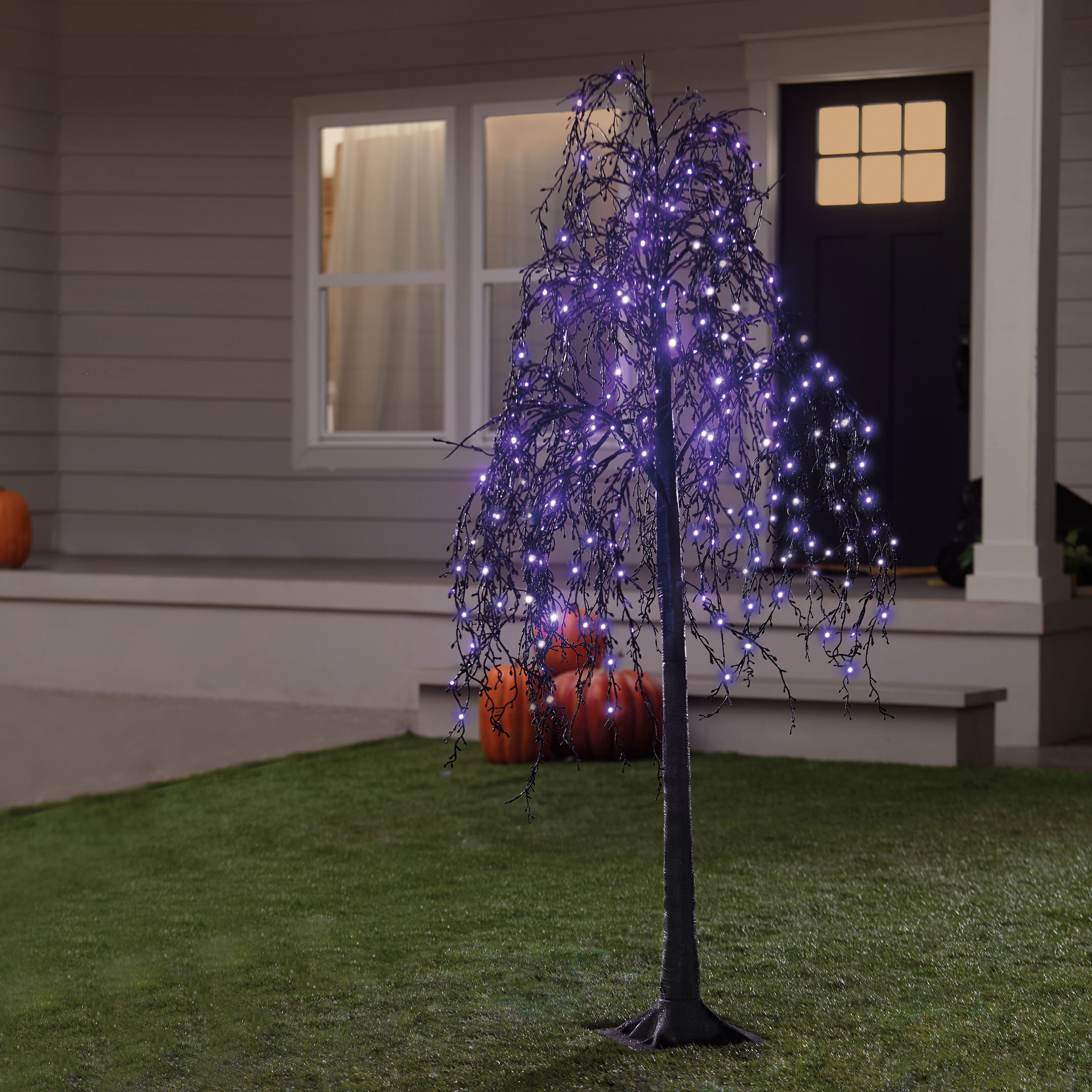 5ft. Purple LED Lighted Willow Tree by Ashland&#xAE;