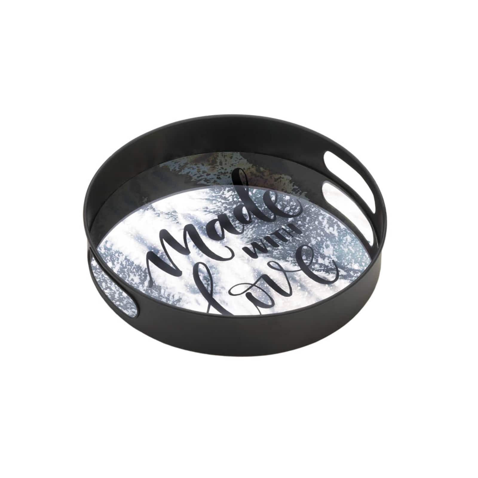 12&#x22; Nikki Chu Summerville Made with Love Mirror Tray