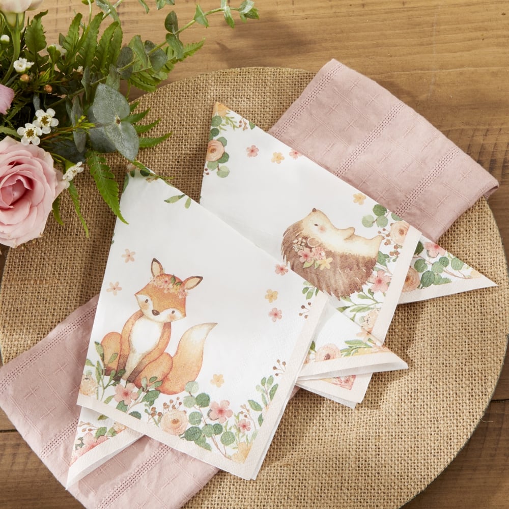 Animal theme 1 lunch napkins 4 pack of napkins ideal for decoupage free post 