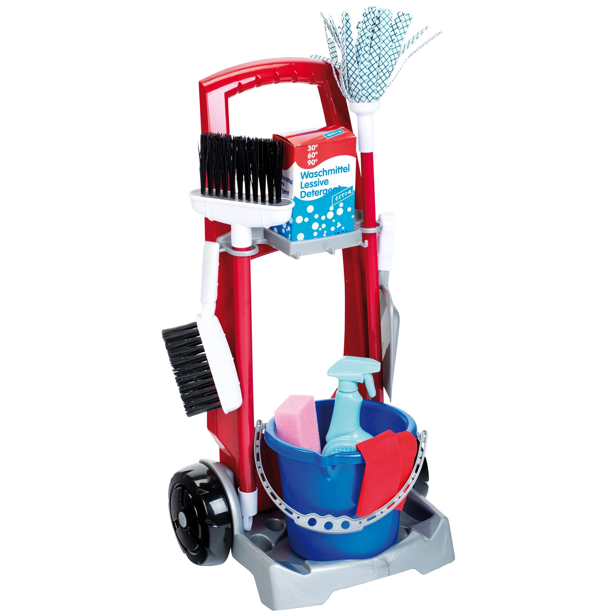 Theo Klein Cleaning Trolley with Miele® Triflex Vacuum Cleaner Playset