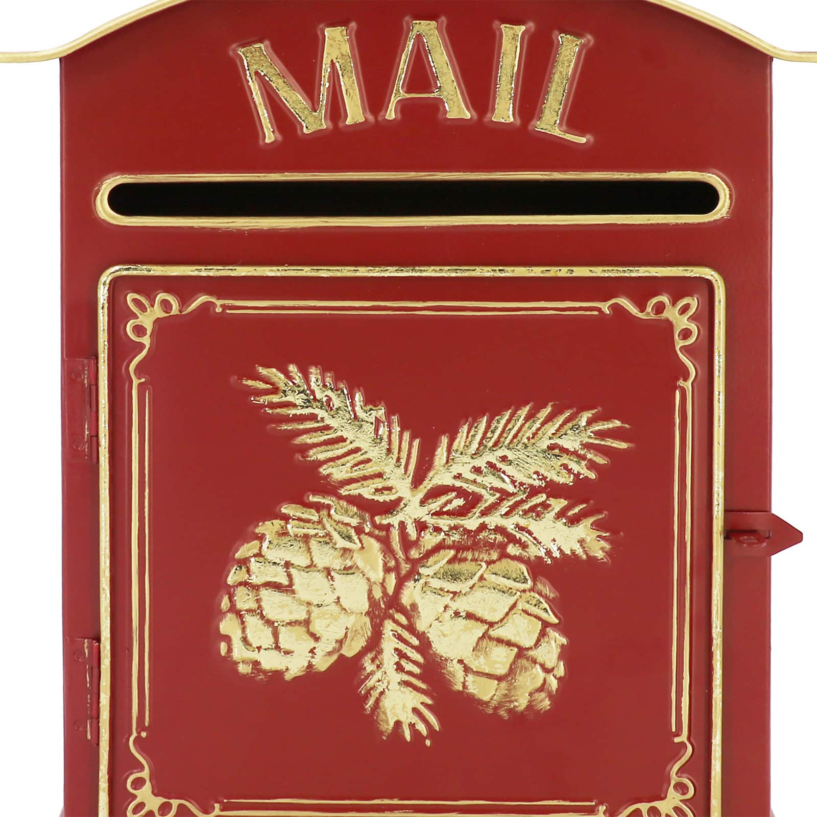 12.5&#x22; Decorative Metal Pine &#x26; Pinecone Mailbox by Ashland&#xAE;