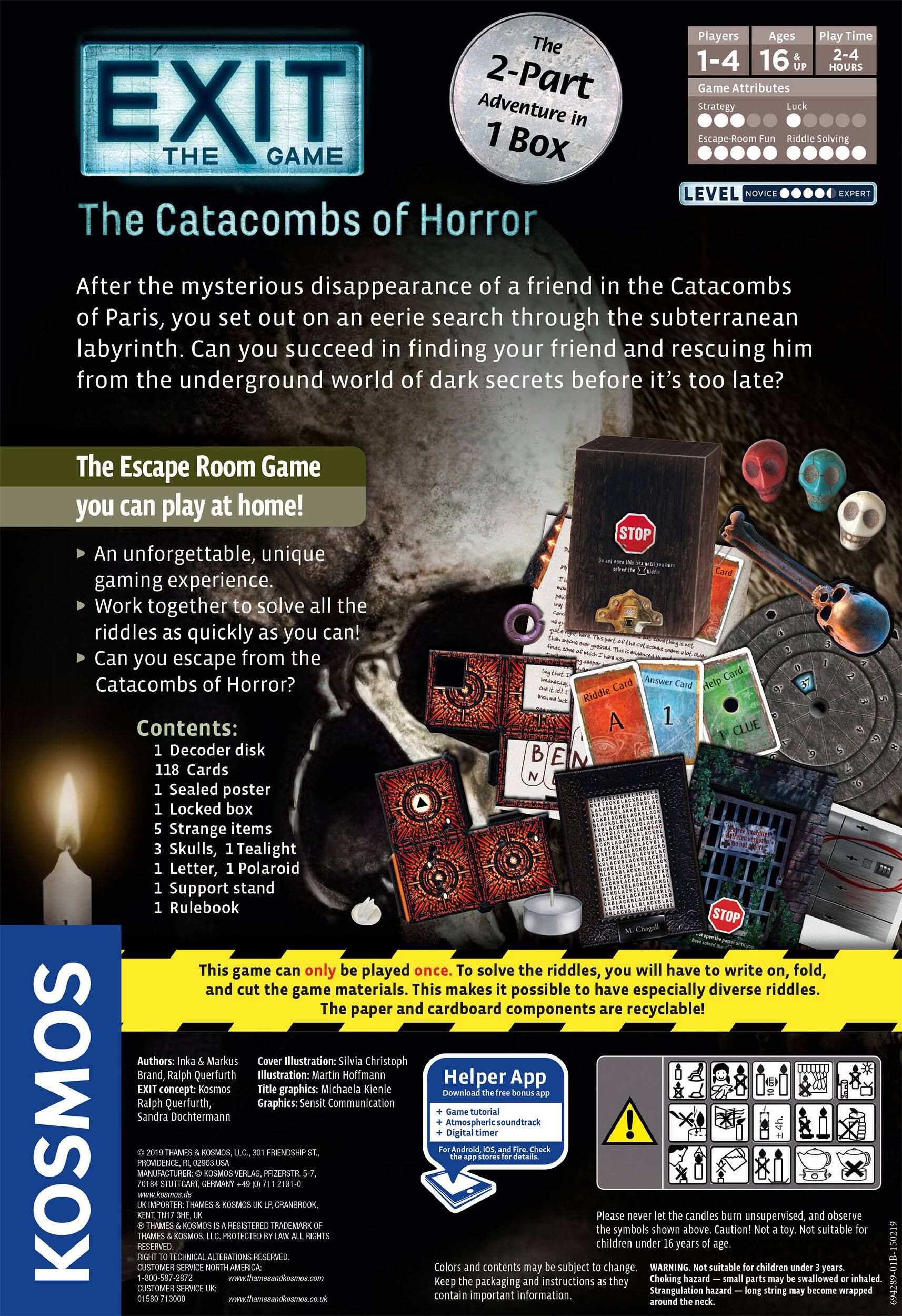 Thames &#x26; Kosmos EXIT: The Catacombs of Horror Game