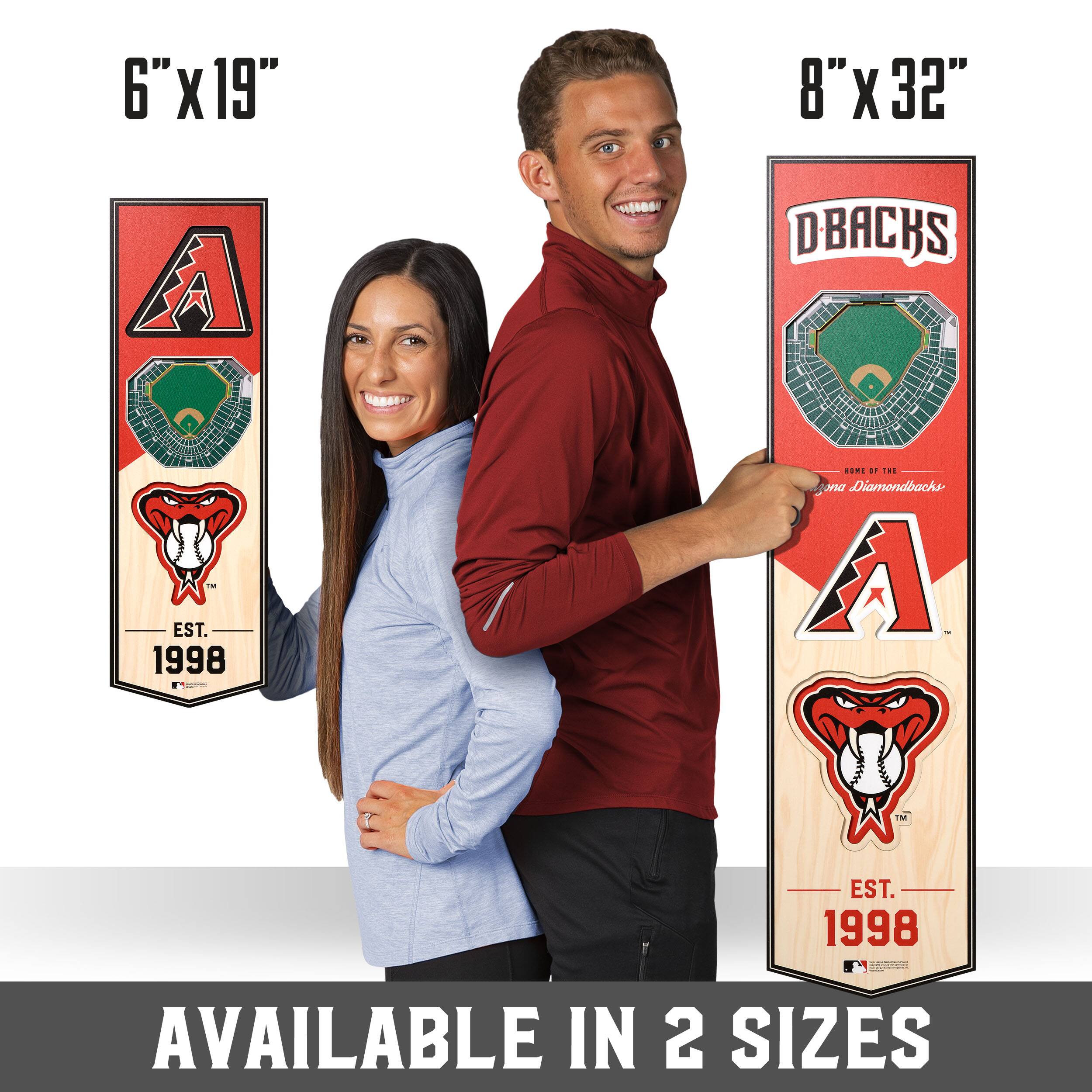 MLB 6" x 19" 3D StadiumView Banner