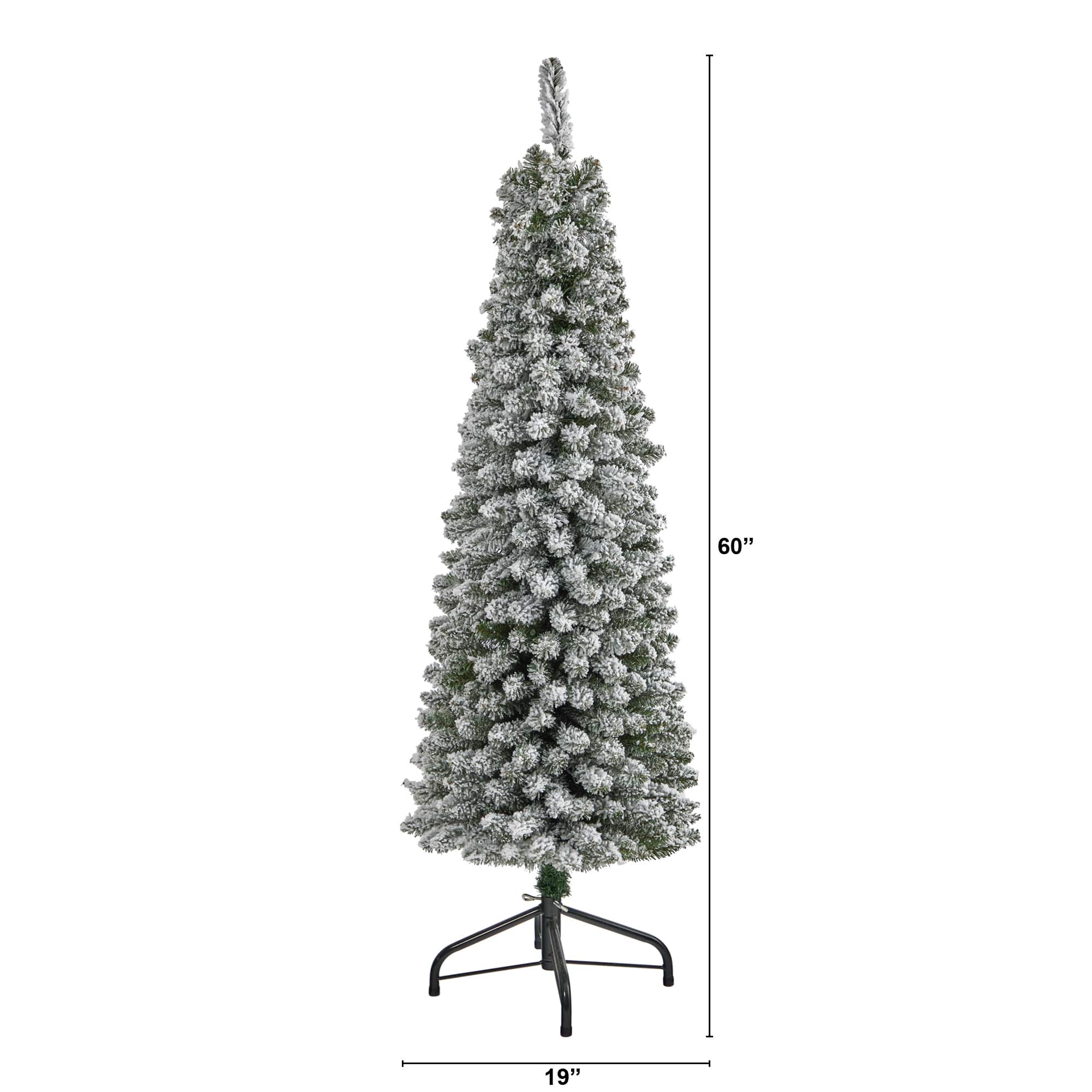 5ft. Unlit Flocked Artificial Christmas Tree