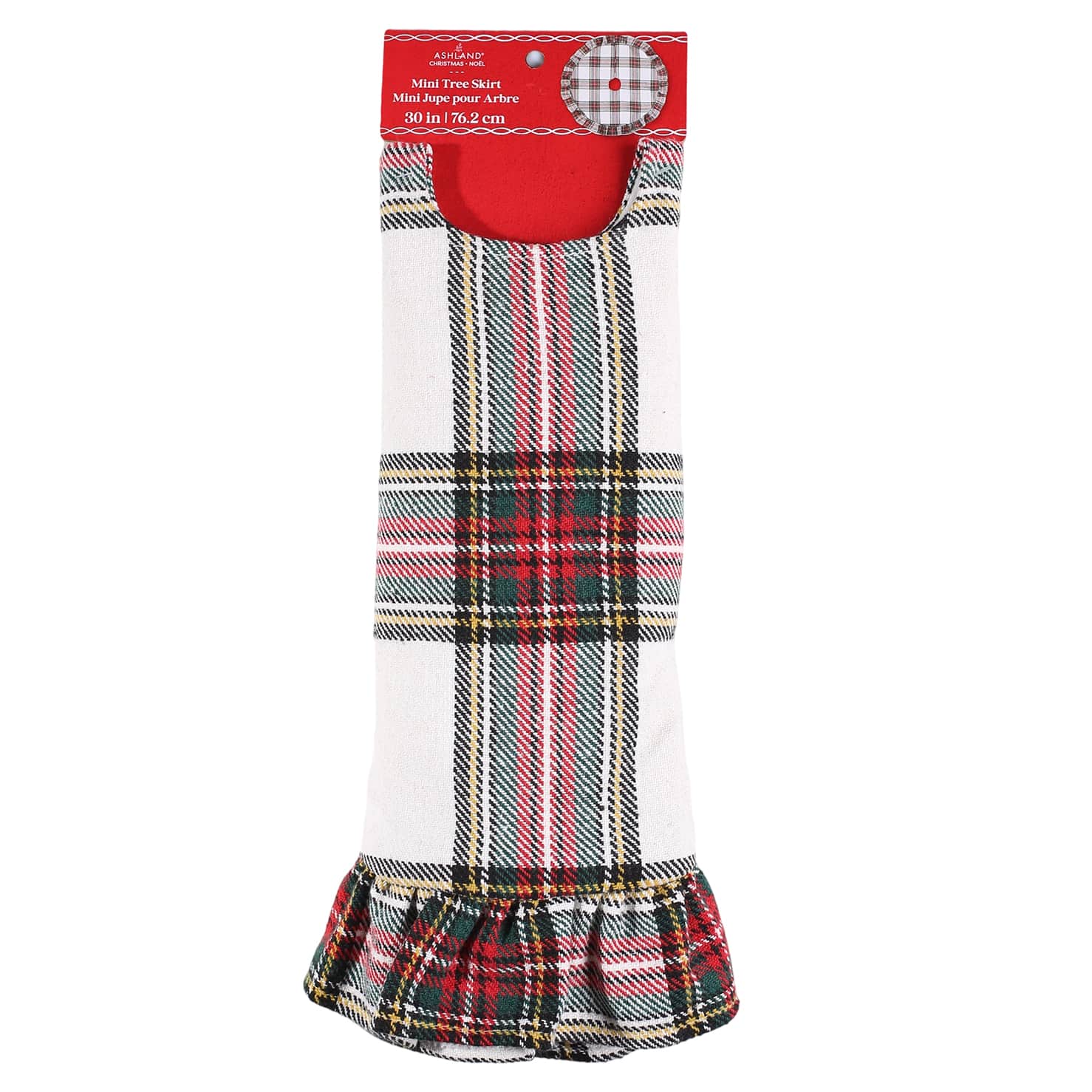 30&#x22; Plaid Mini Tree Skirt by Ashland&#xAE;