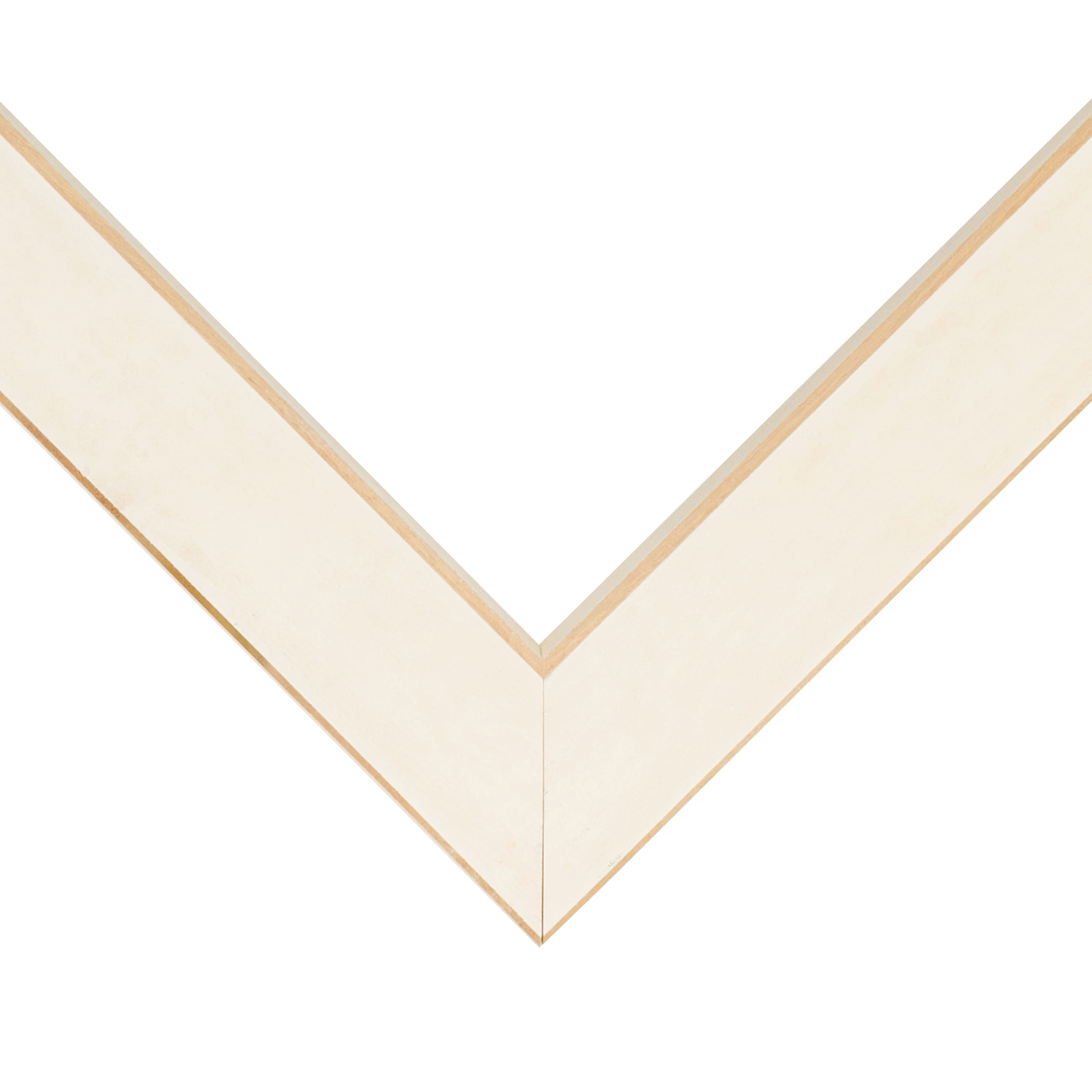 Frame USA Clean Cut Off-White Single Image Picture Frame