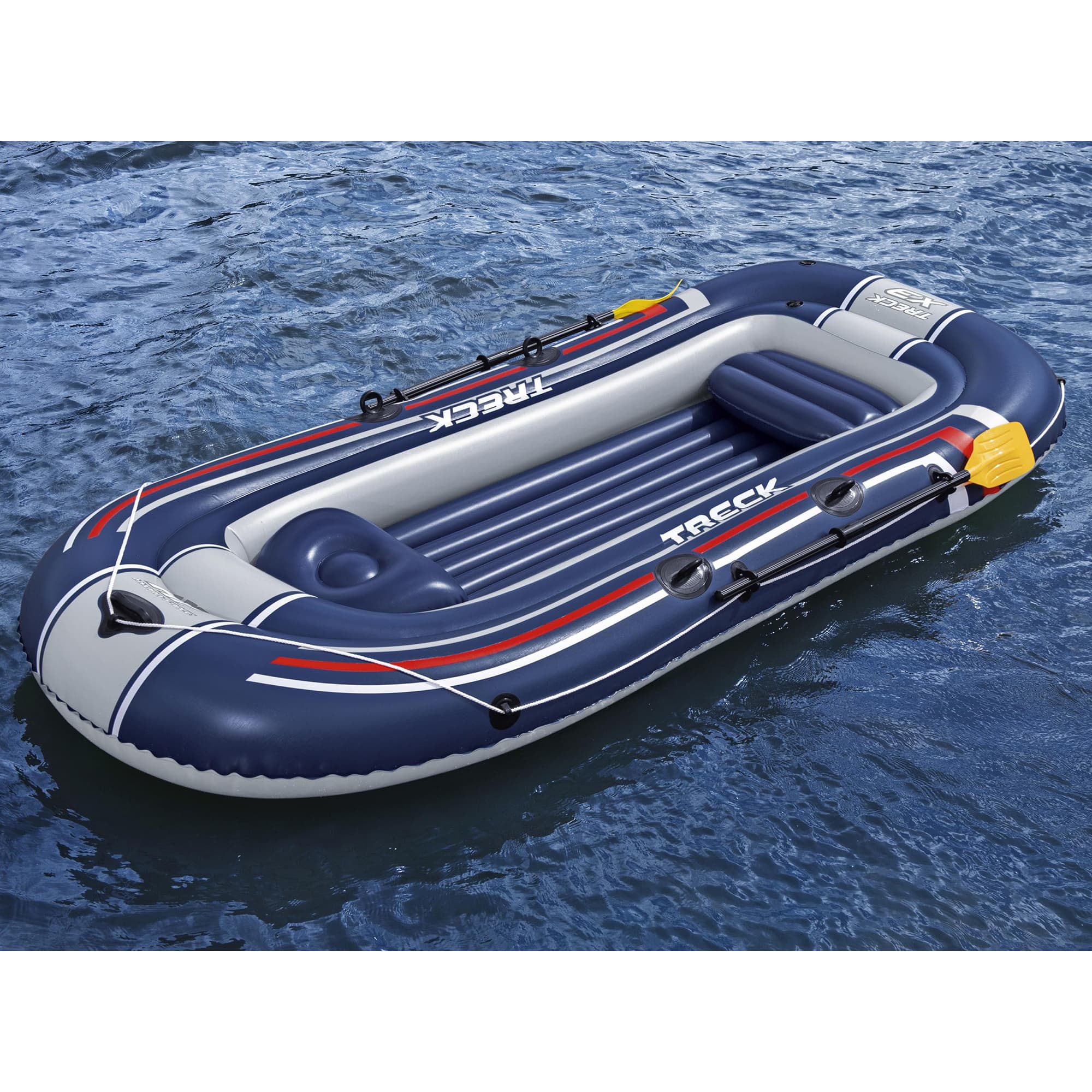 Inflatable Raft With Oars factory 76.7in x 44.8in