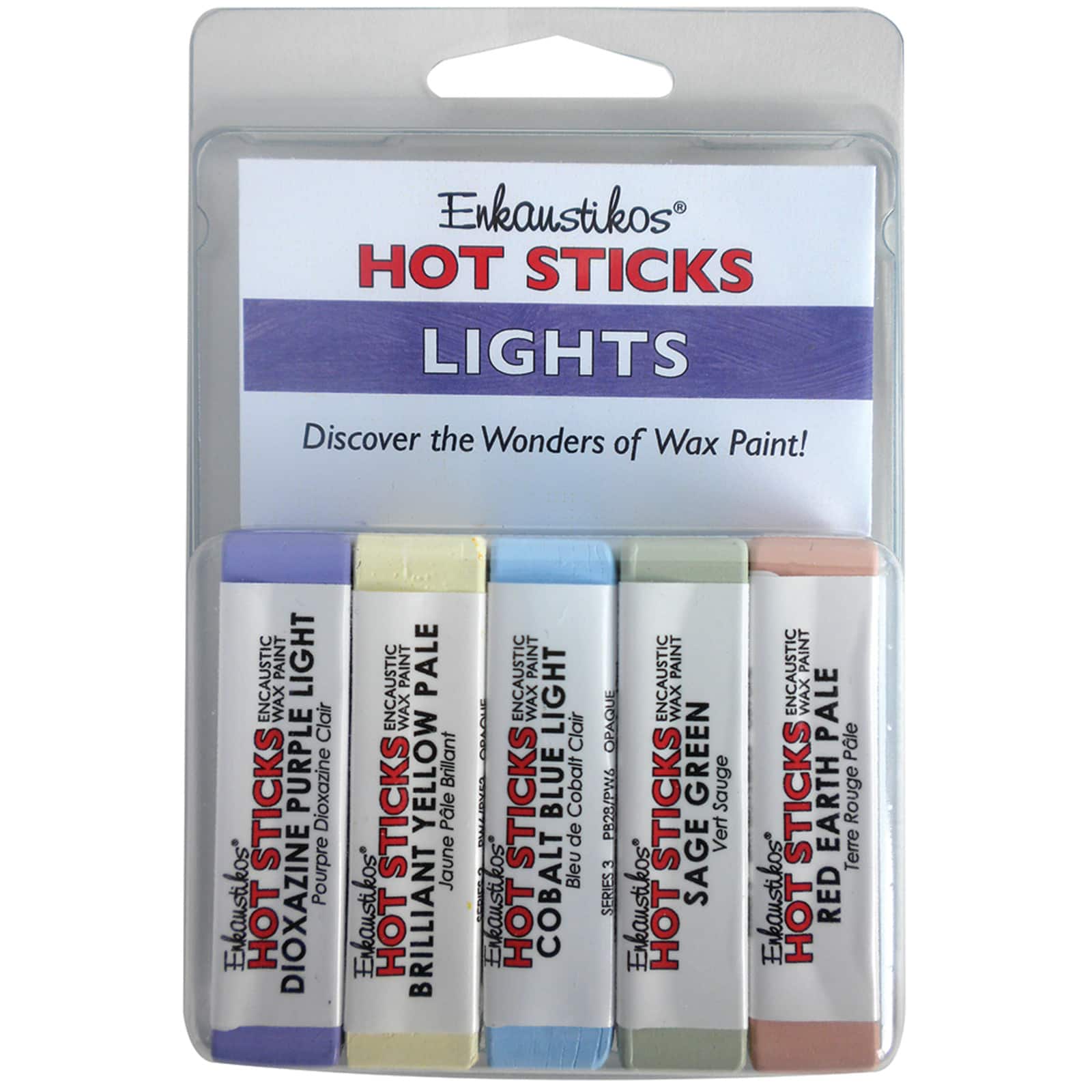 Enkaustikos&#xAE; Hot Sticks Light Tones Paint Set