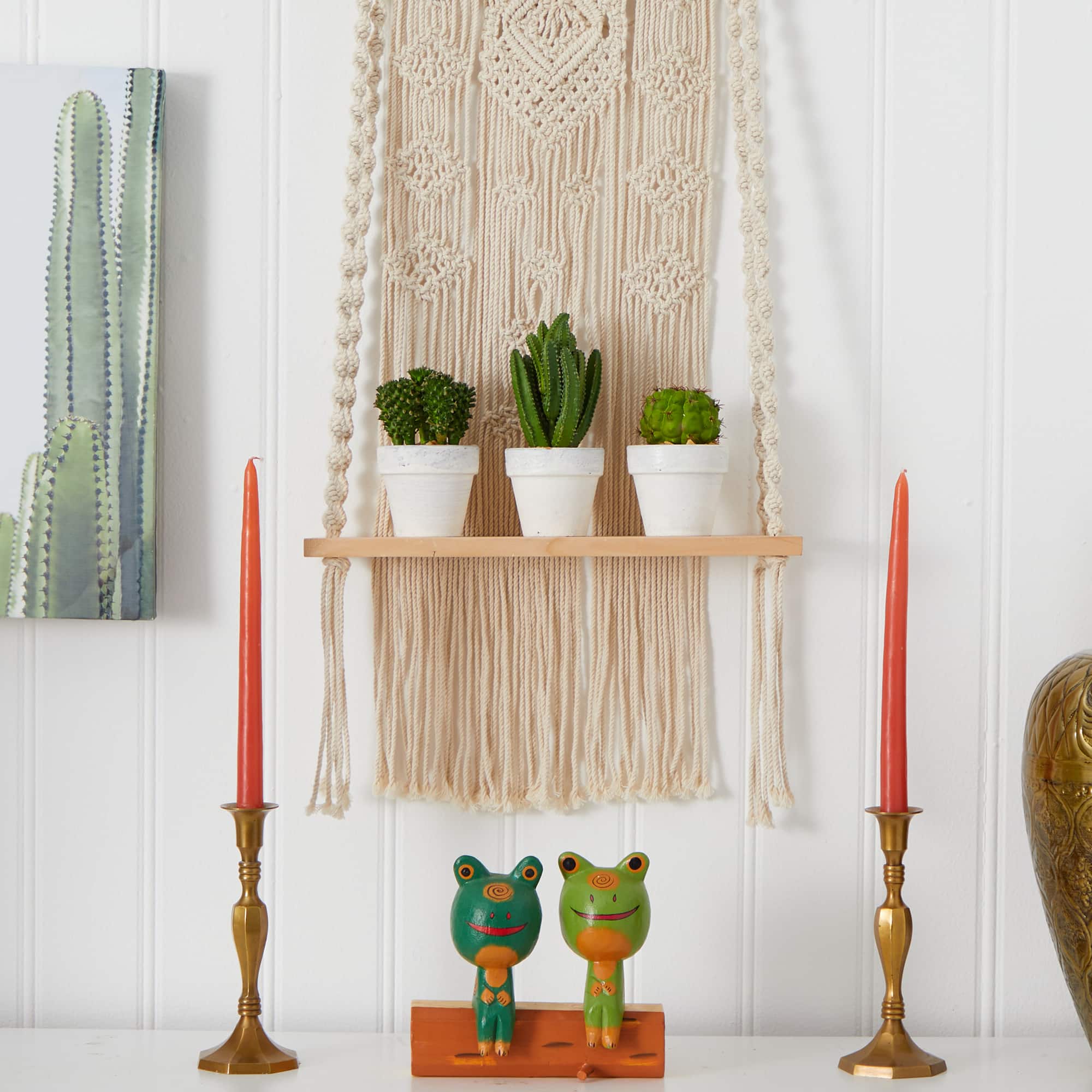 8" Assorted Potted Cactus Plant, 3ct.