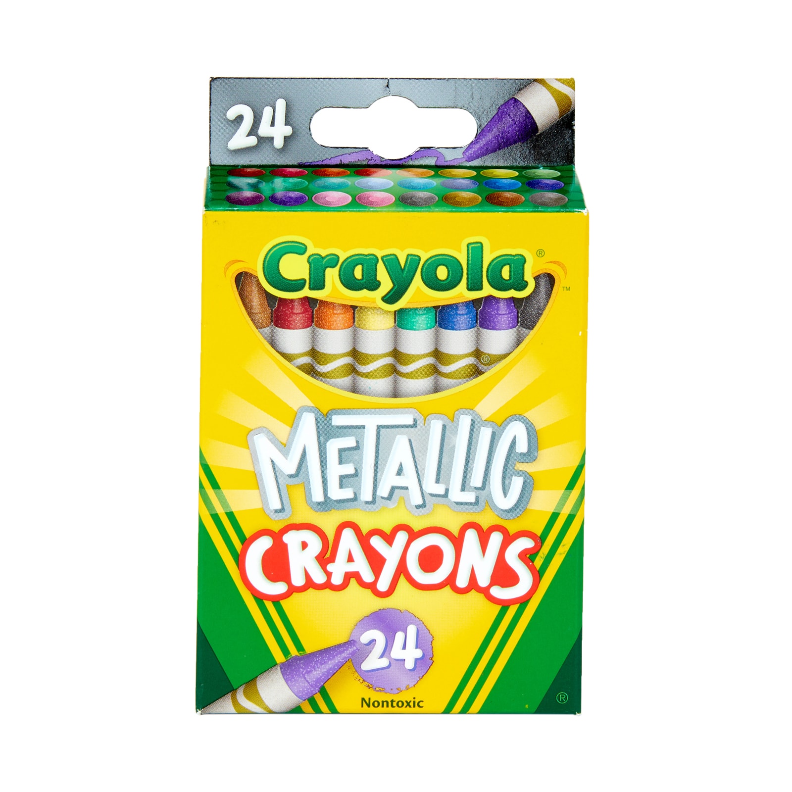 12 Packs: 24 ct. (288) Crayola® Metallic Crayons