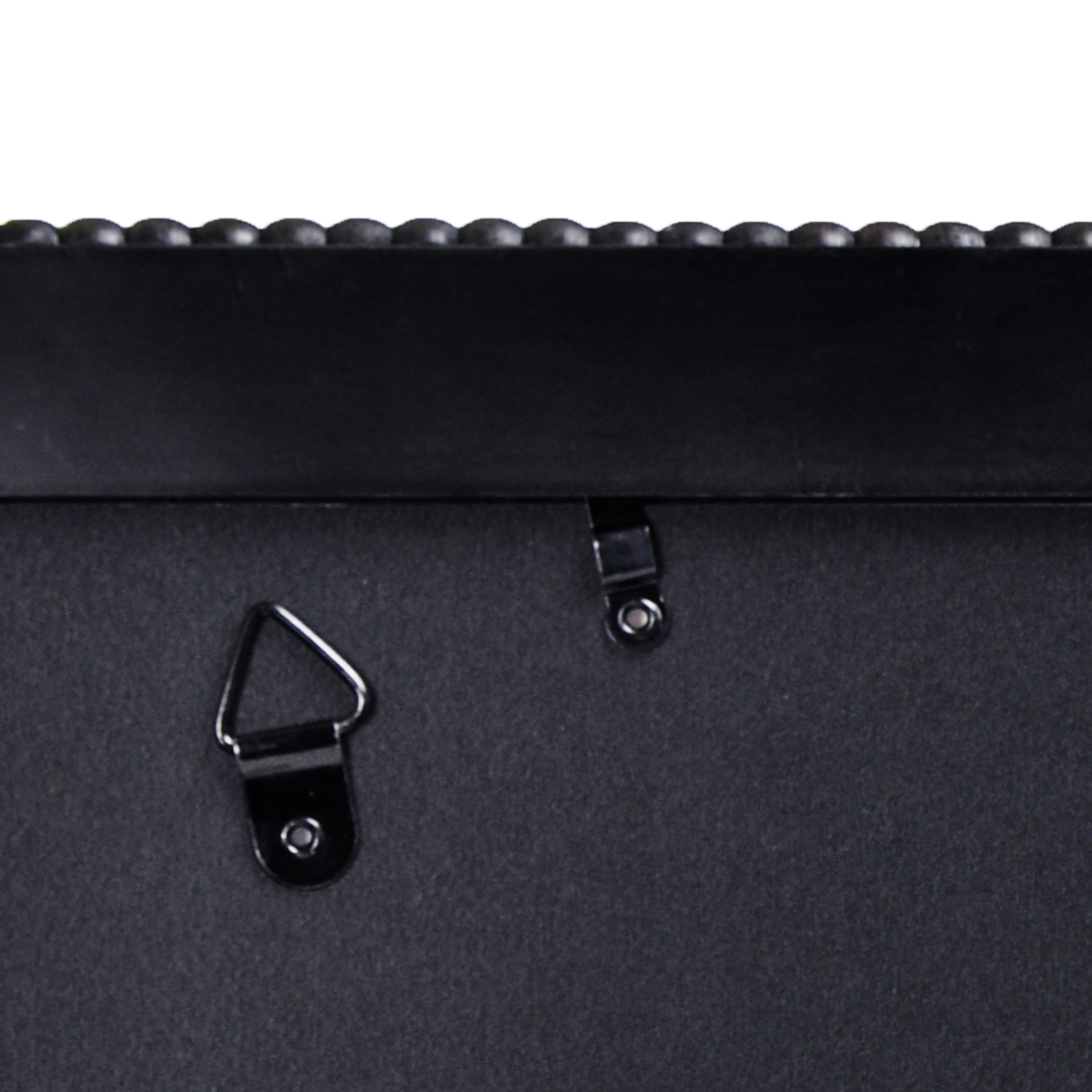 Home Black with Beaded Edge Wood Wall Frame by Studio D&#xE9;cor&#xAE;