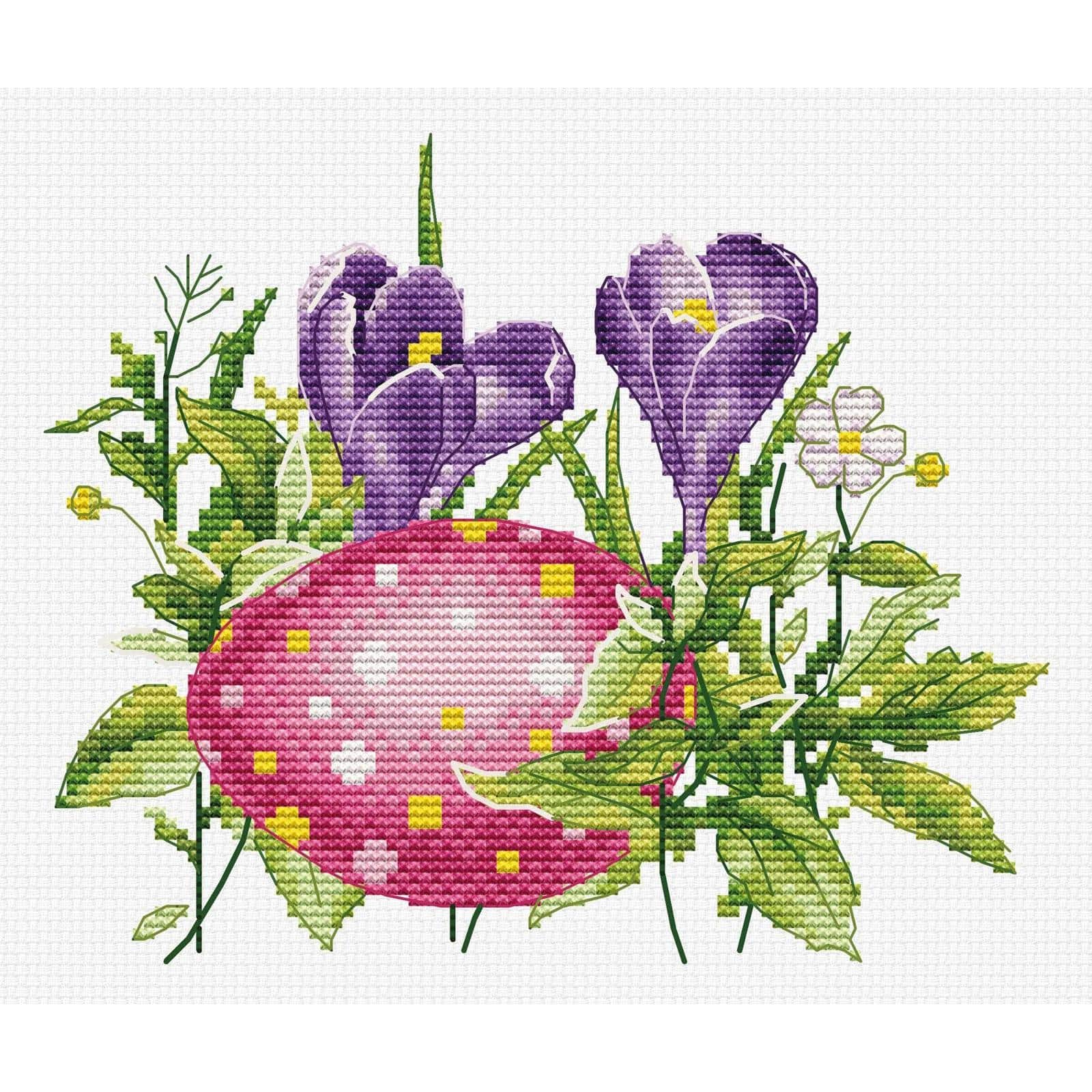Luca-S Easter Egg Counted Cross Stitch Kit