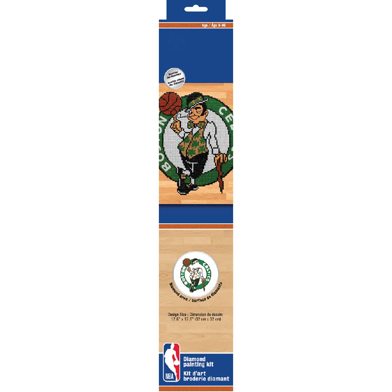 Camelot&#xAE; Dots Intermediate NBA Boston Celtics Diamond Painting Kit