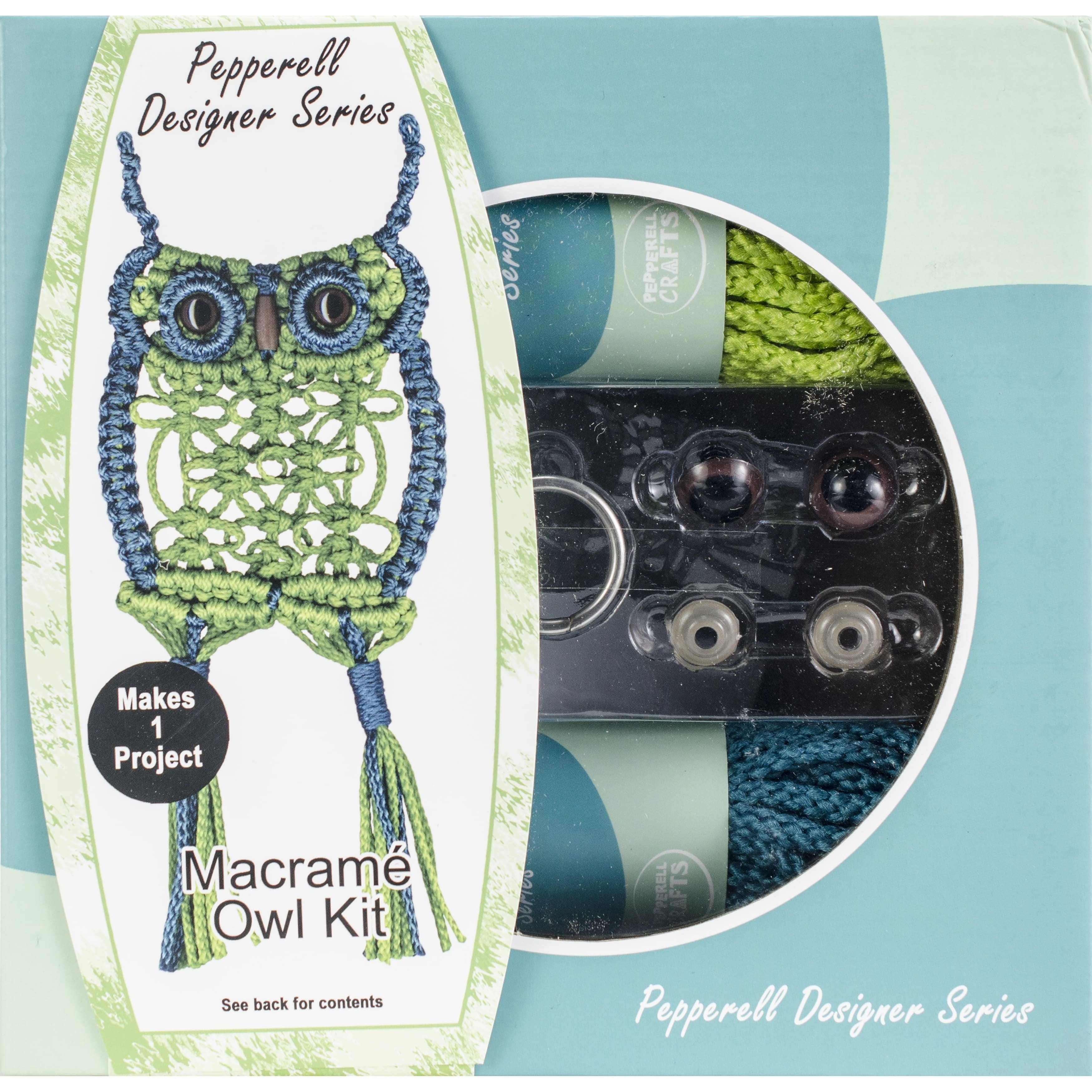 Pepperell Designer Macramé Owl Kit