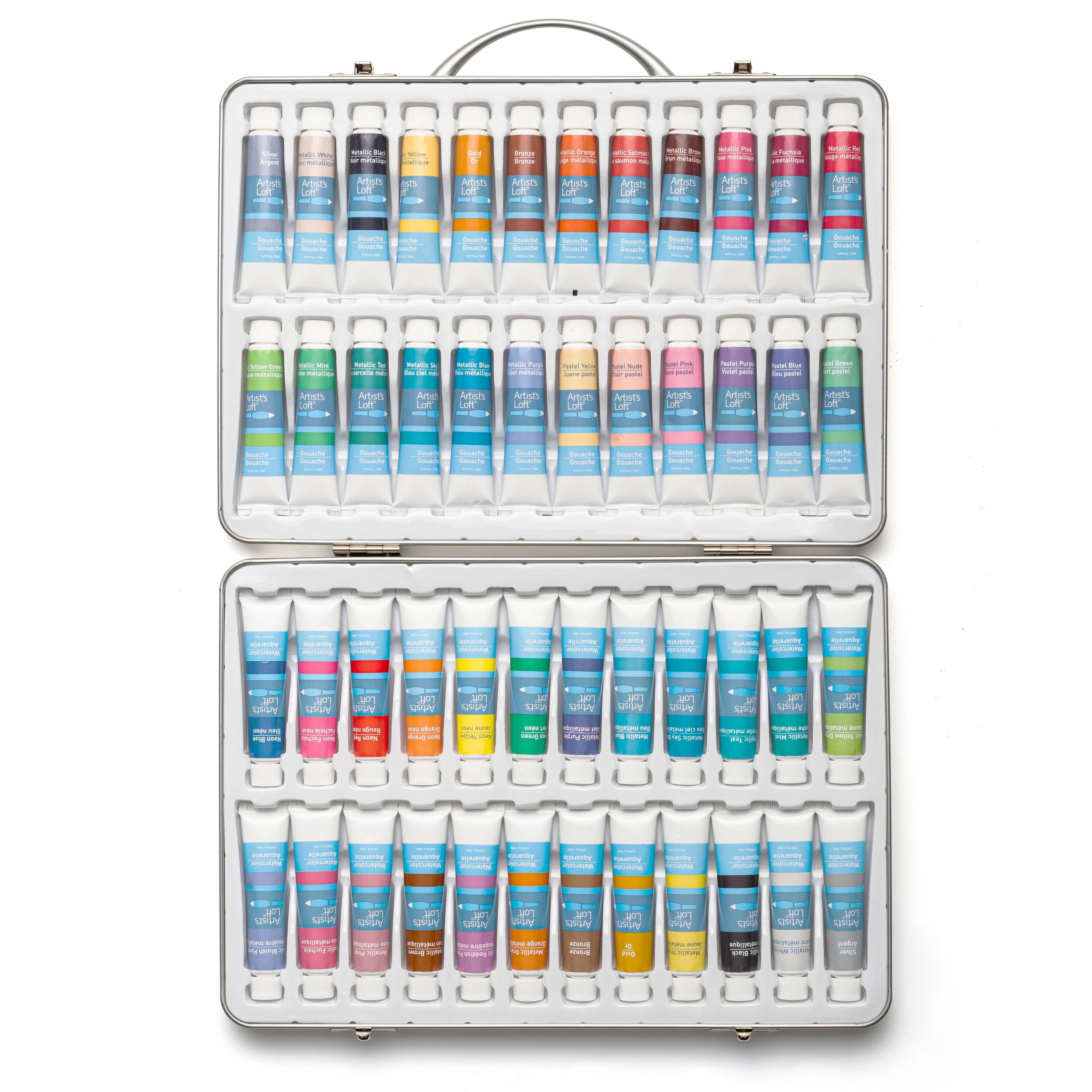 Watercolor & Gouache Paint Set in Tin Case by Artist's Loft®