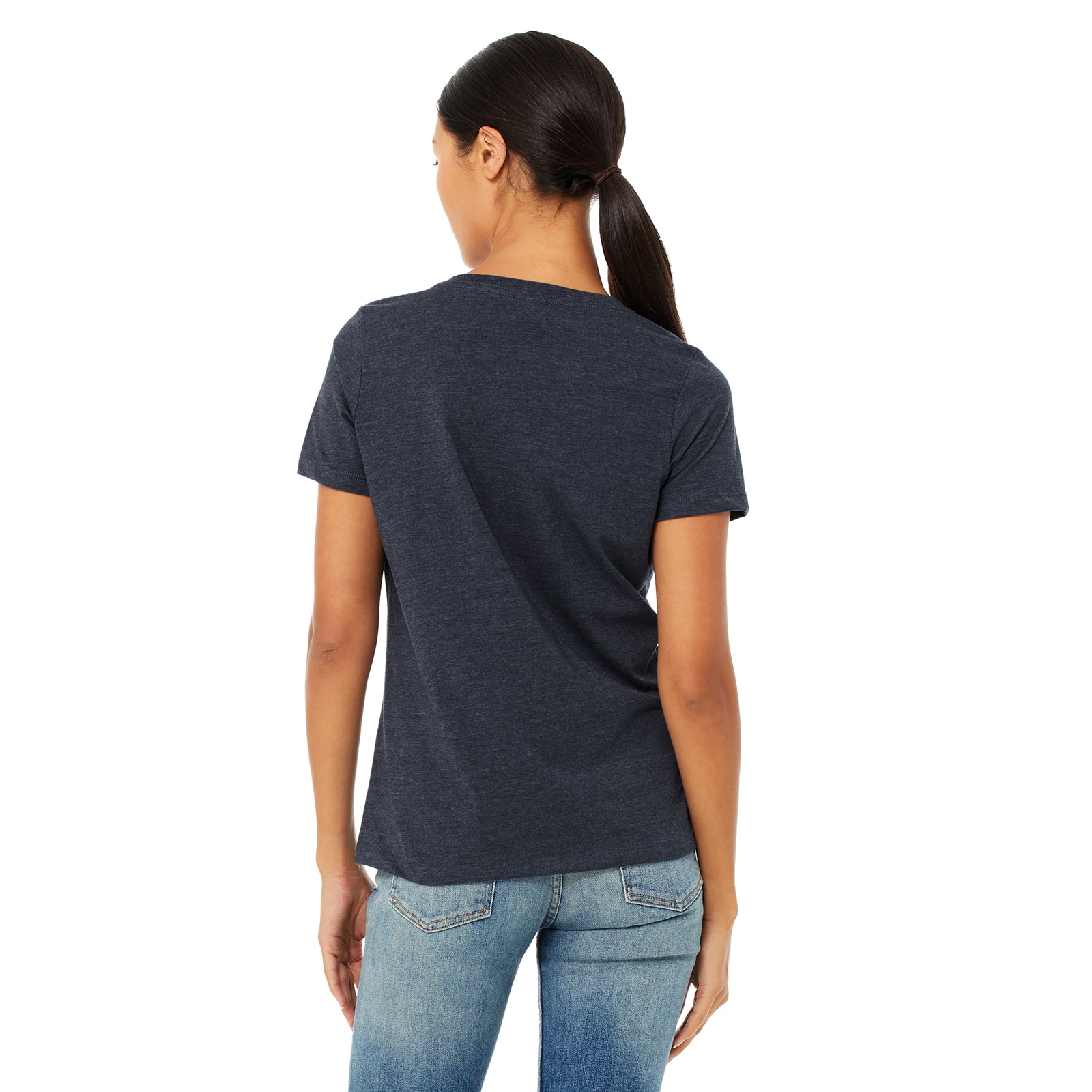 BELLA+CANVAS&#xAE; Women&#x27;s Relaxed V-Neck Heather T-Shirt