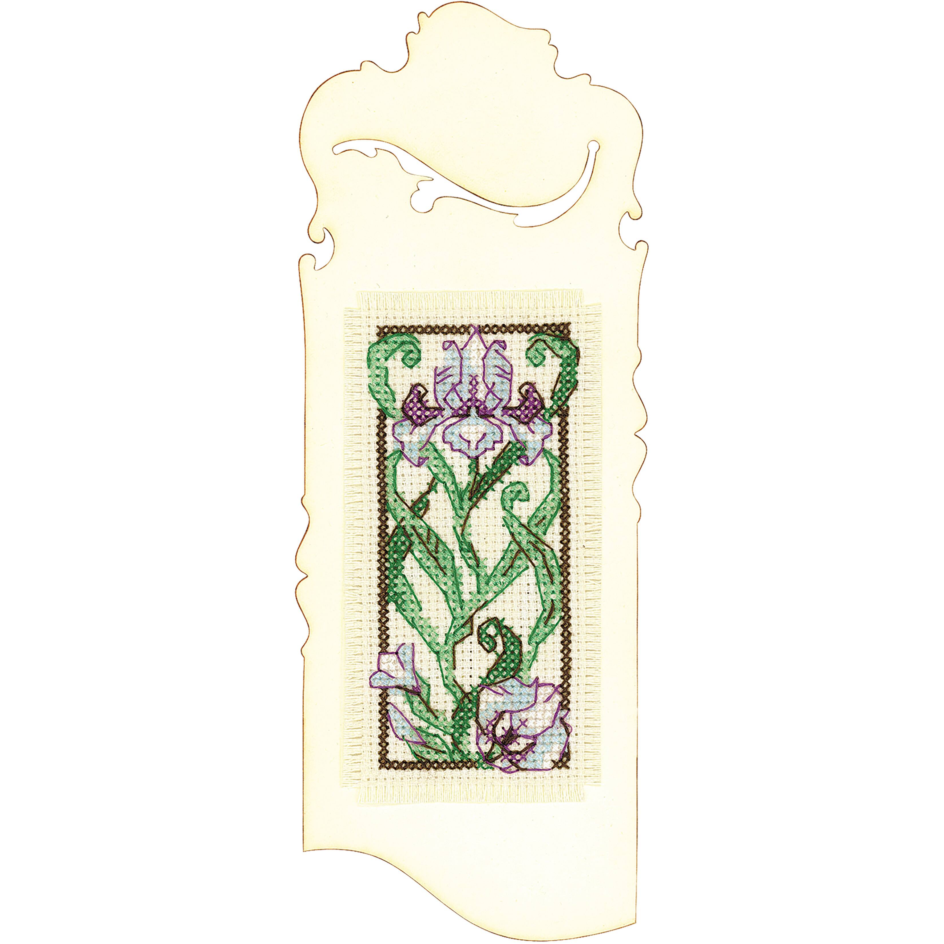 RIOLIS Blooming Iris Bookmark Counted Cross Stitch Kit Michaels