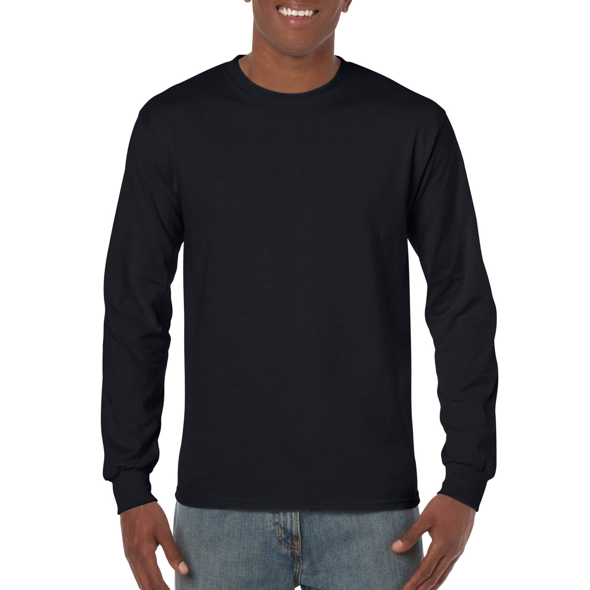 Gildan® Long Sleeve Crew Neck Adult T-Shirt