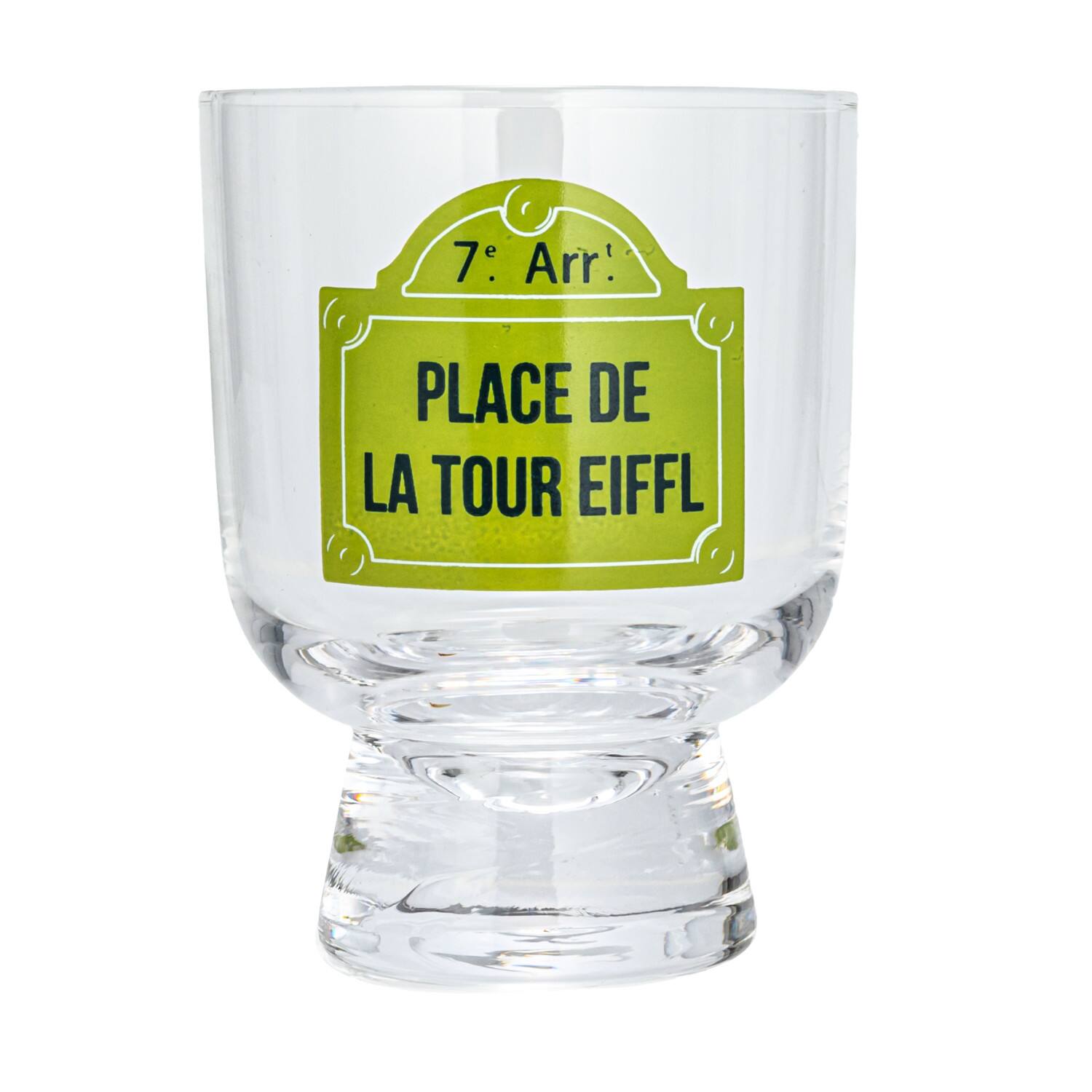 Hello Honey® 10oz. Parisian Street Sign Footed Drinking Glass, 12ct.
