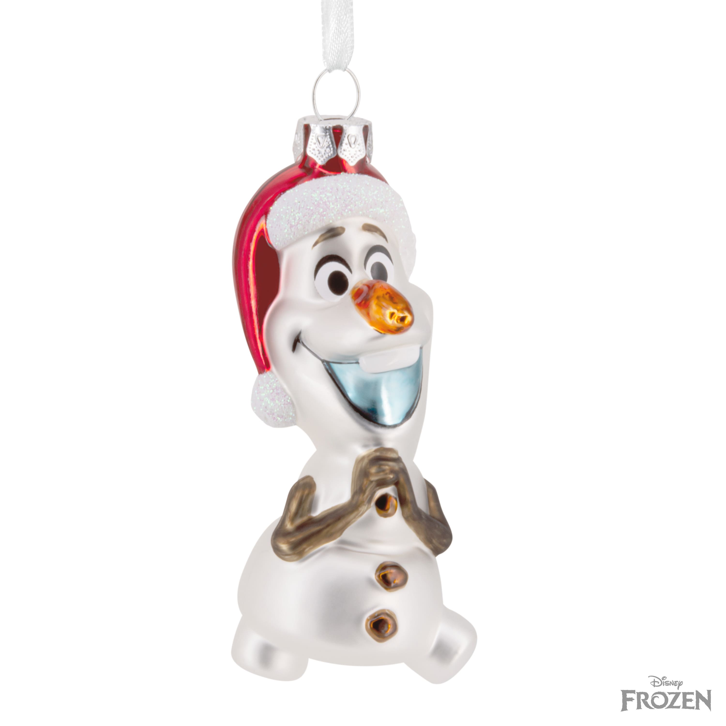 Hallmark Disney&#xAE; Frozen 4&#x22; Olaf Blown Glass Ornament