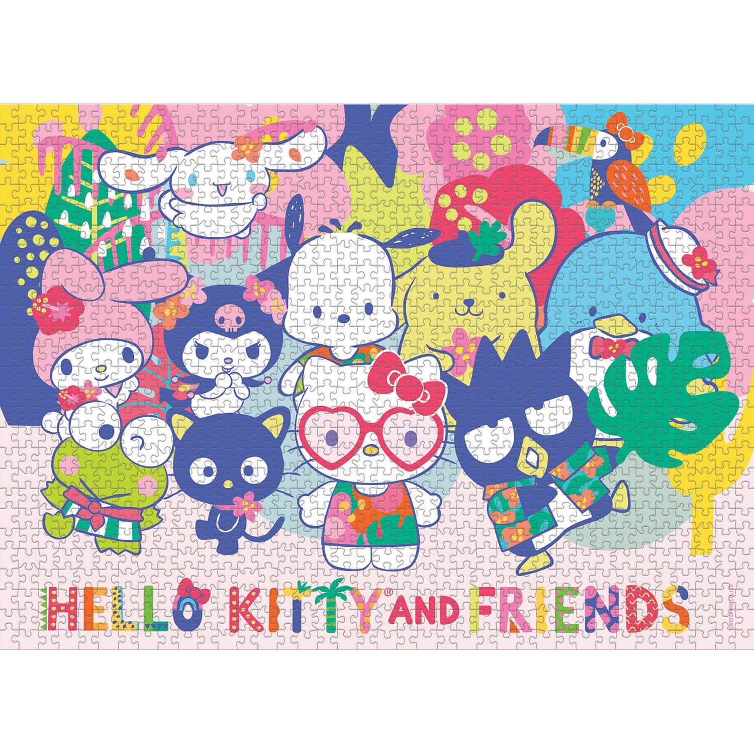 USAopoly&#x2122; Hello Kitty &#x26; Friends Tropical Times 1,000 Piece Puzzle