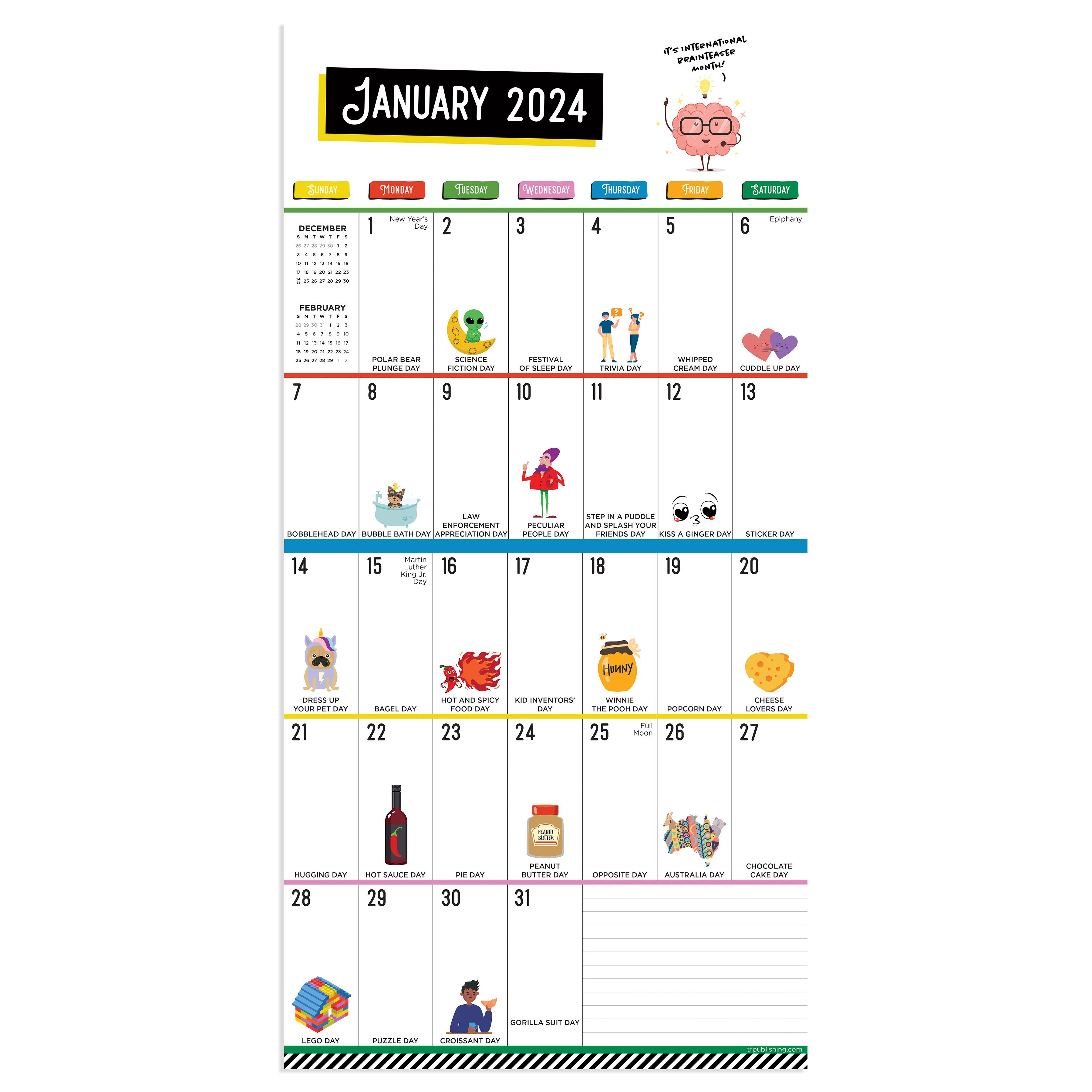 TF Publishing 2024 Every Day&#x27;s A Holiday Mini Calendar