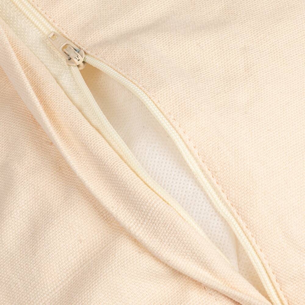 Hello Honey® Square Pink Fringe Printed Pillow