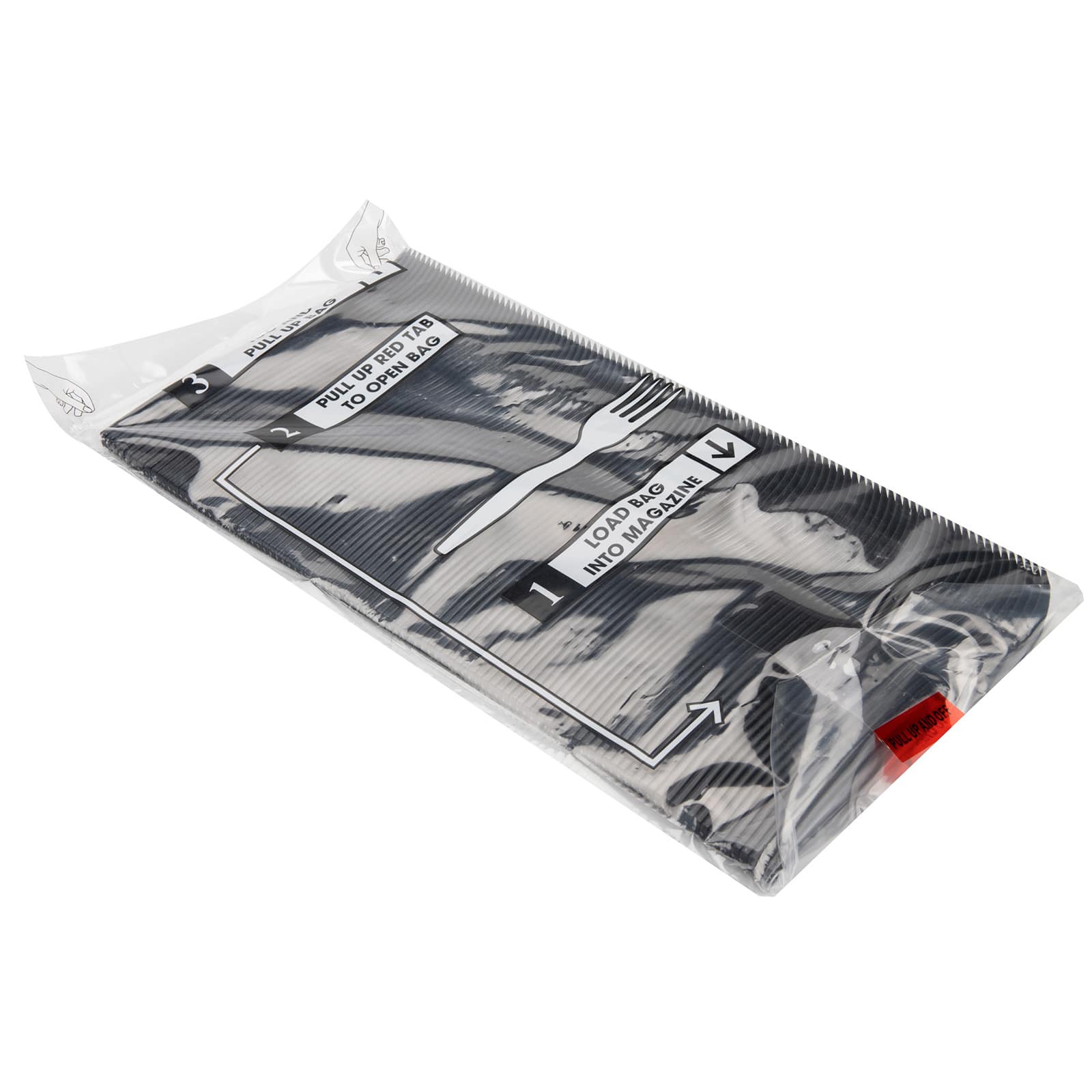 Mind Reader Black Plastic Fork Dispenser Refills, 100ct.