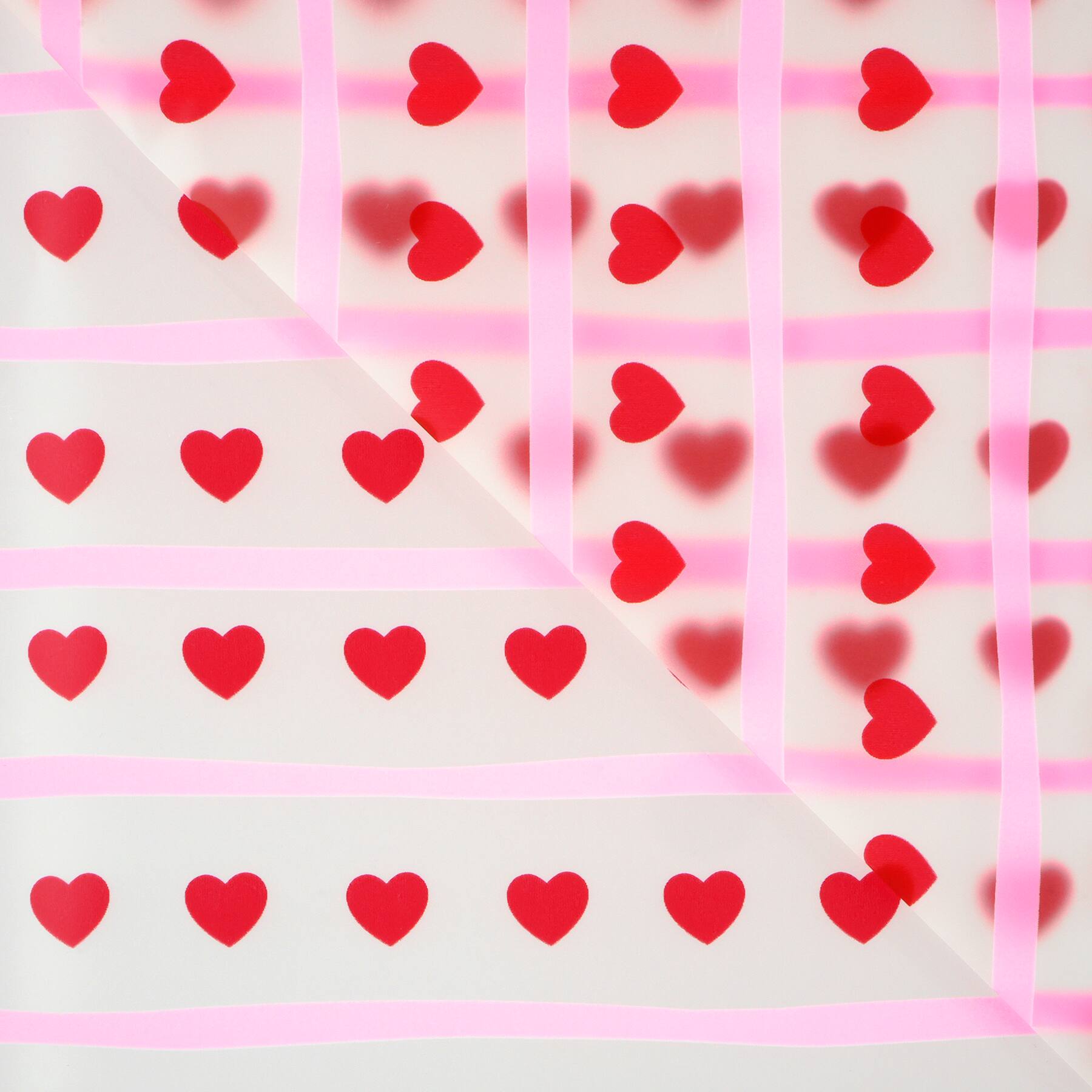 Red Hearts Floral Wrapping Paper, 12ct. by Ashland®