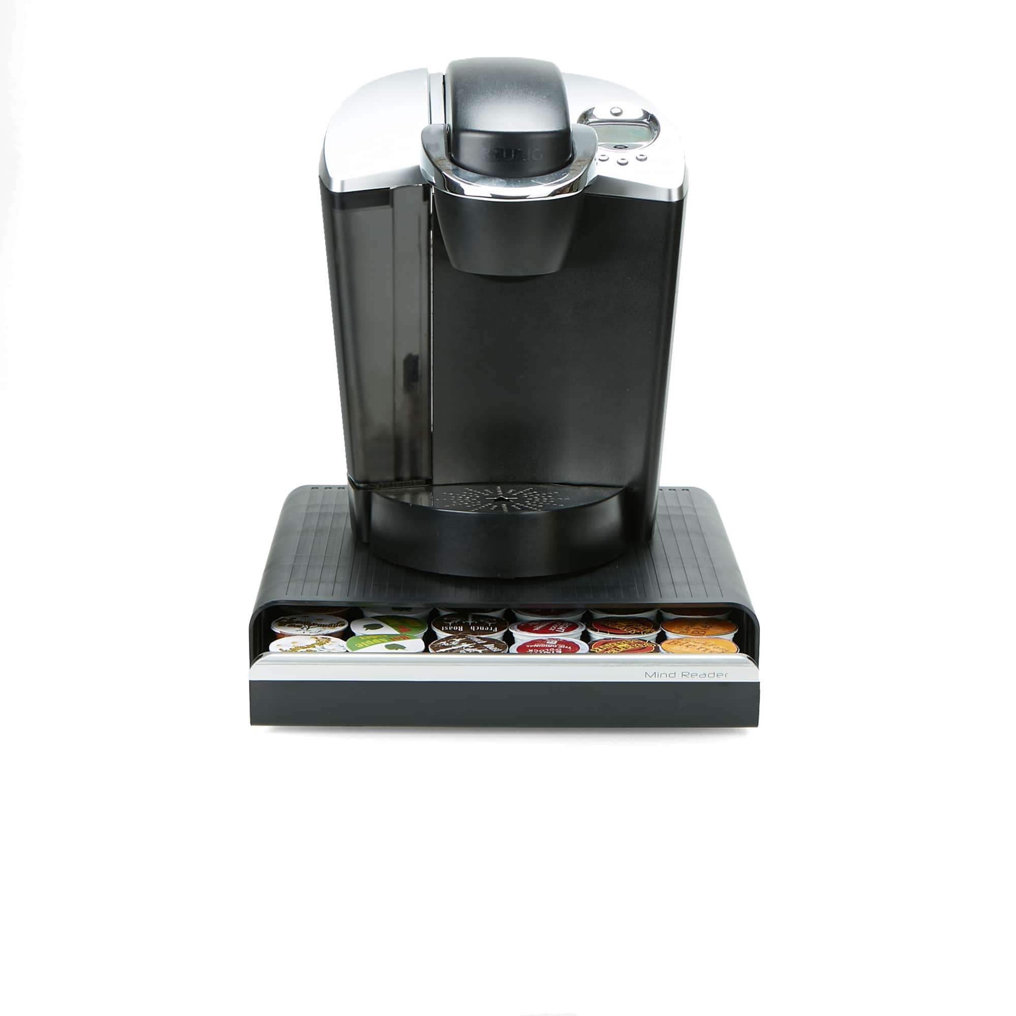 Mind Reader Black Hero Coffee Pod Drawer