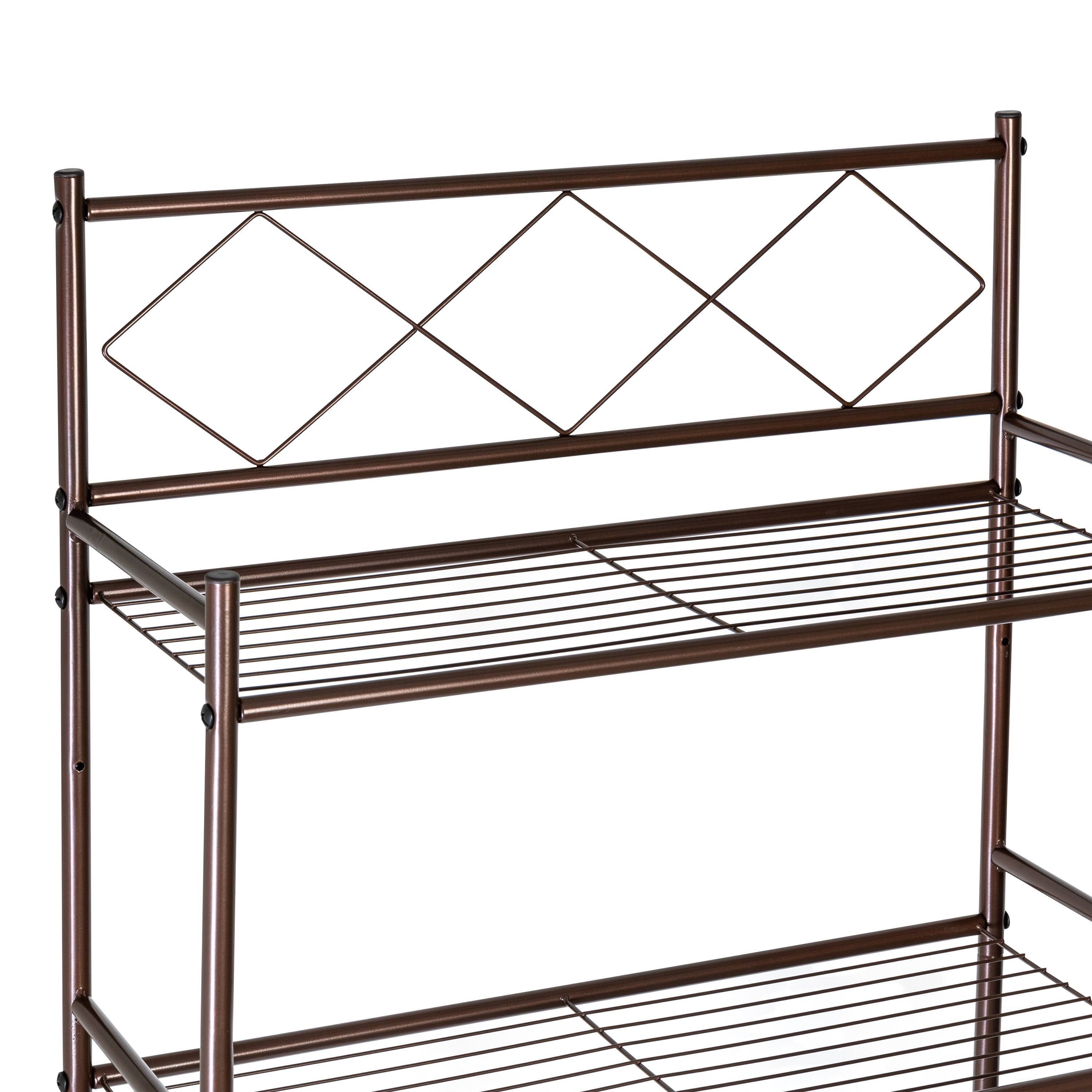 Honey Can Do Oil-Rubbed Bronze Over-the-Toilet Space Saver Shelving Unit