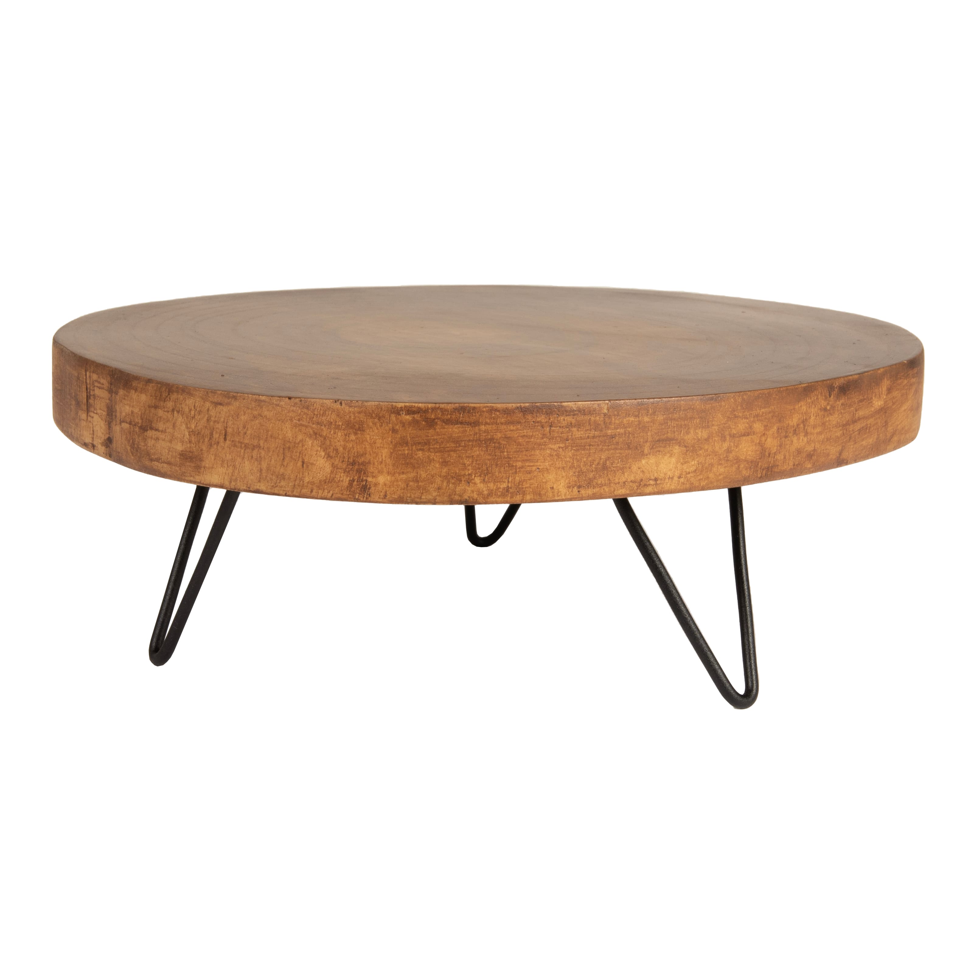 Hello Honey® Decorative Paulownia Wood Pedestal