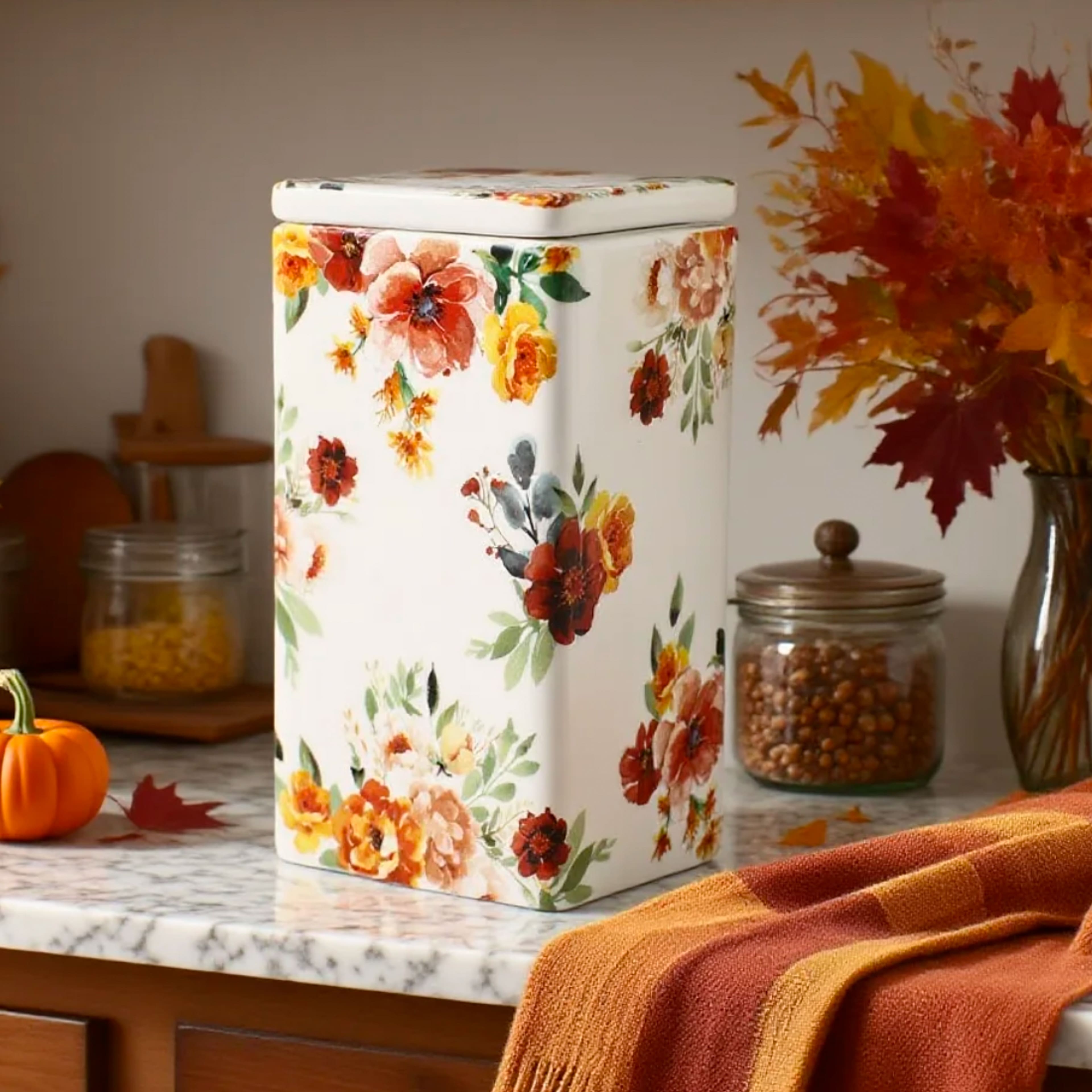7.5&#x22; Floral Fall Canister by Ashland&#xAE;