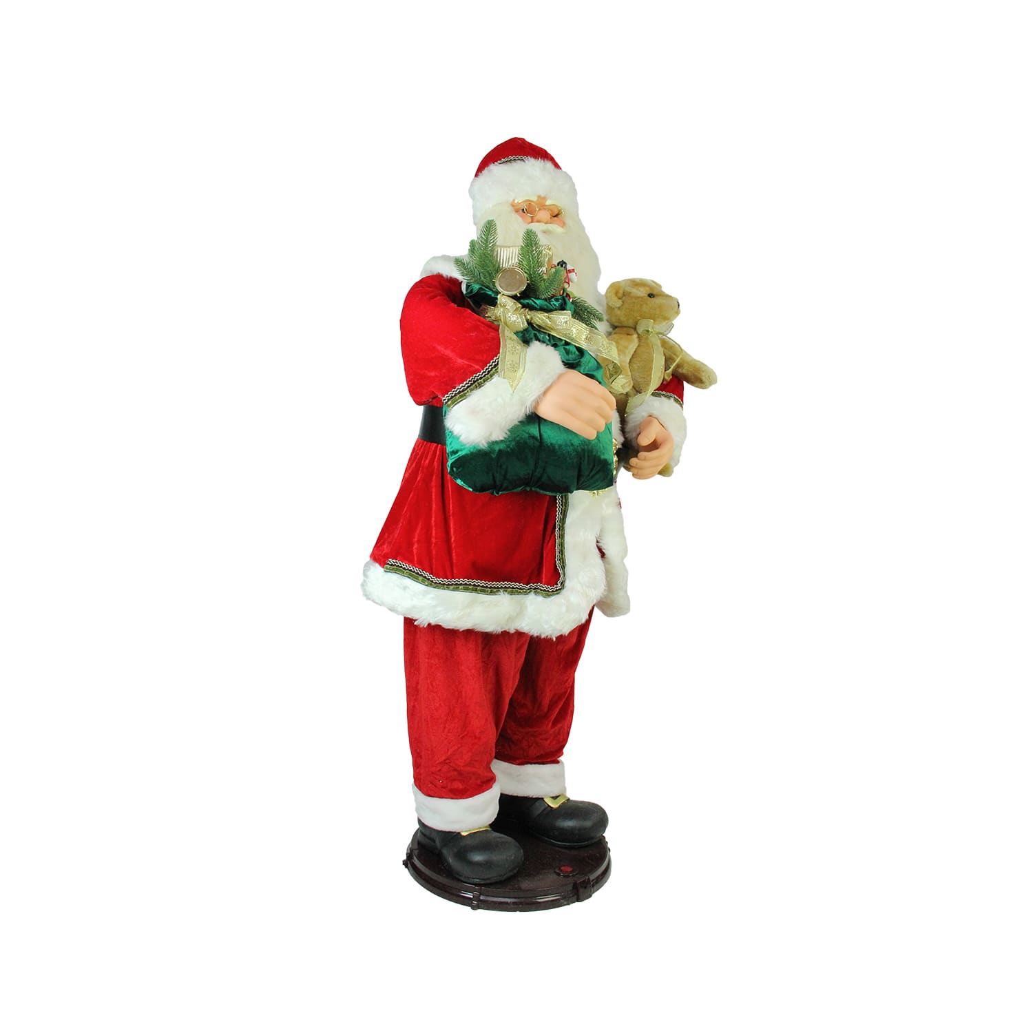 5ft. Deluxe Traditional Animated & Musical Dancing Santa Claus ...