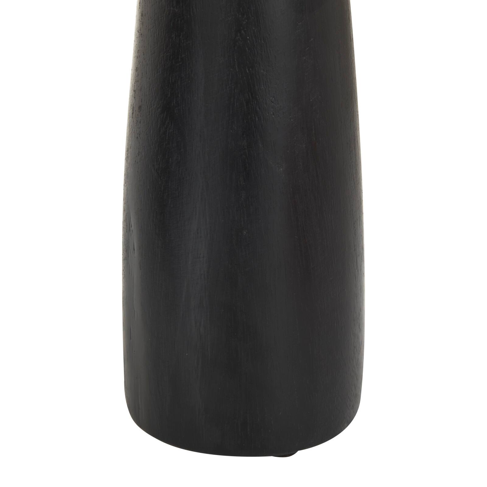 Black Wood Modern Candle holder 10&#x22;,6&#x22;,8&#x22;