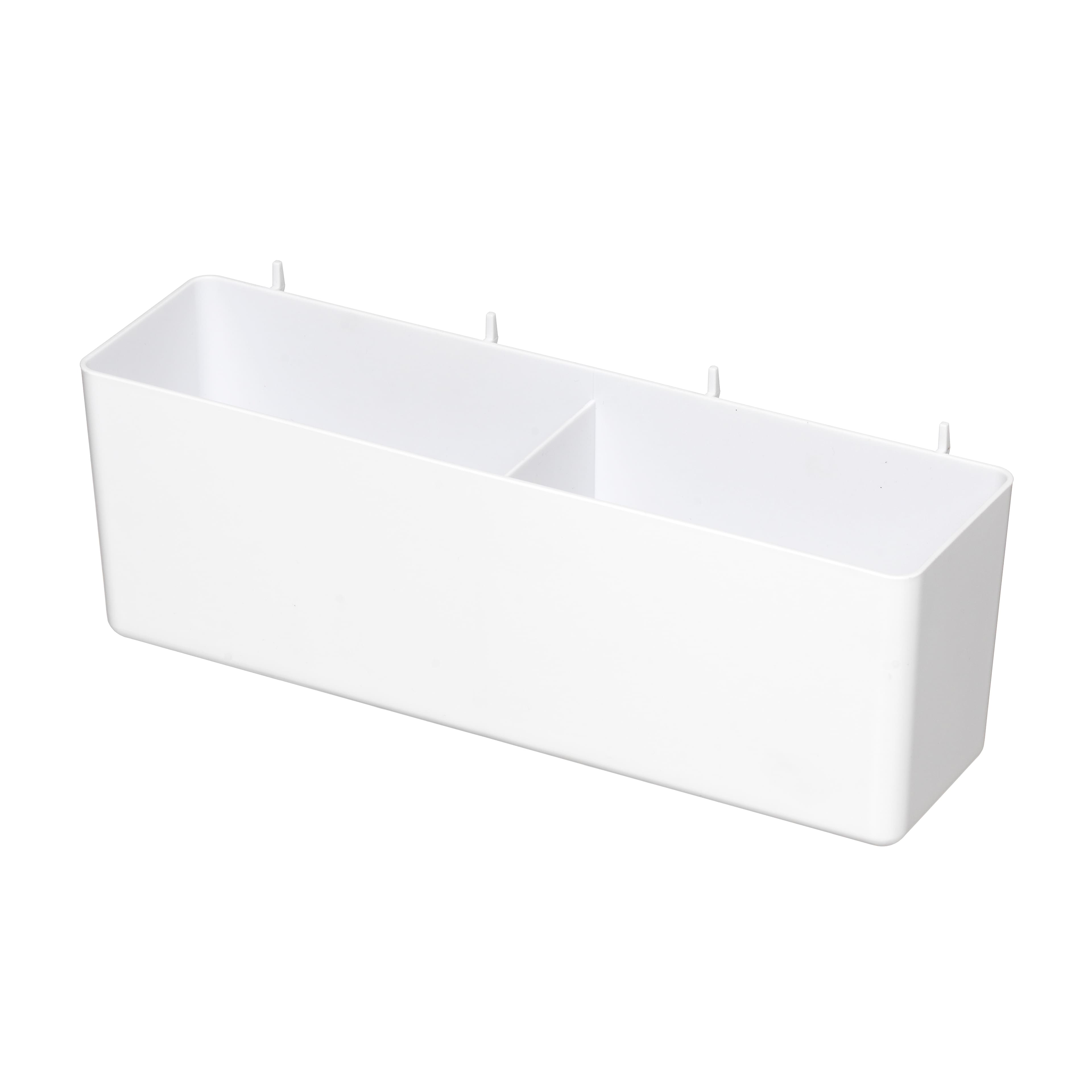 Medium White Pegboard Storage Bin by Simply Tidy&#xAE;