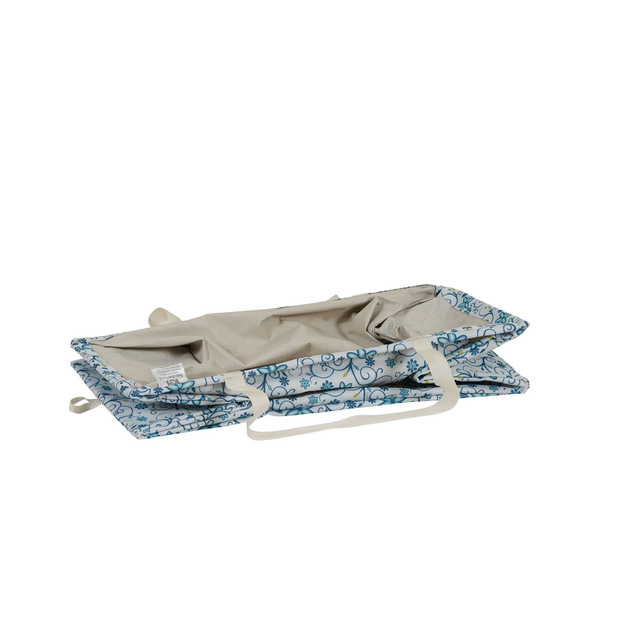 Household Essentials Krush® Blue Floral Canvas Tote