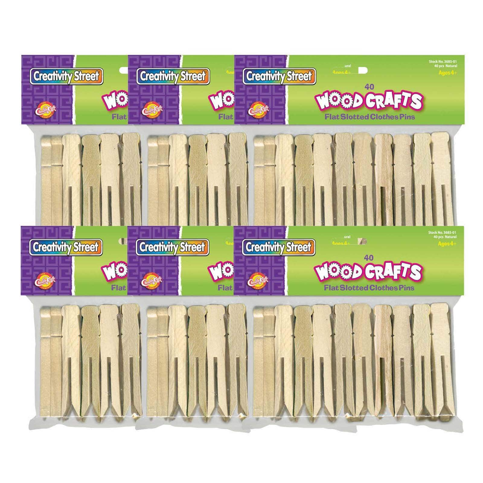 CREATIVITY STREET® WOODCRAFTS, NATURAL MINI CRAFT STICKS