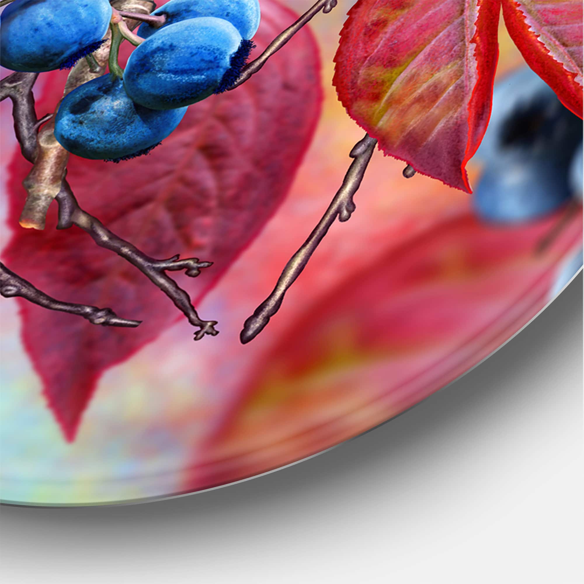 Designart - Bright Bird Bullfinch Sitting On A Branch II