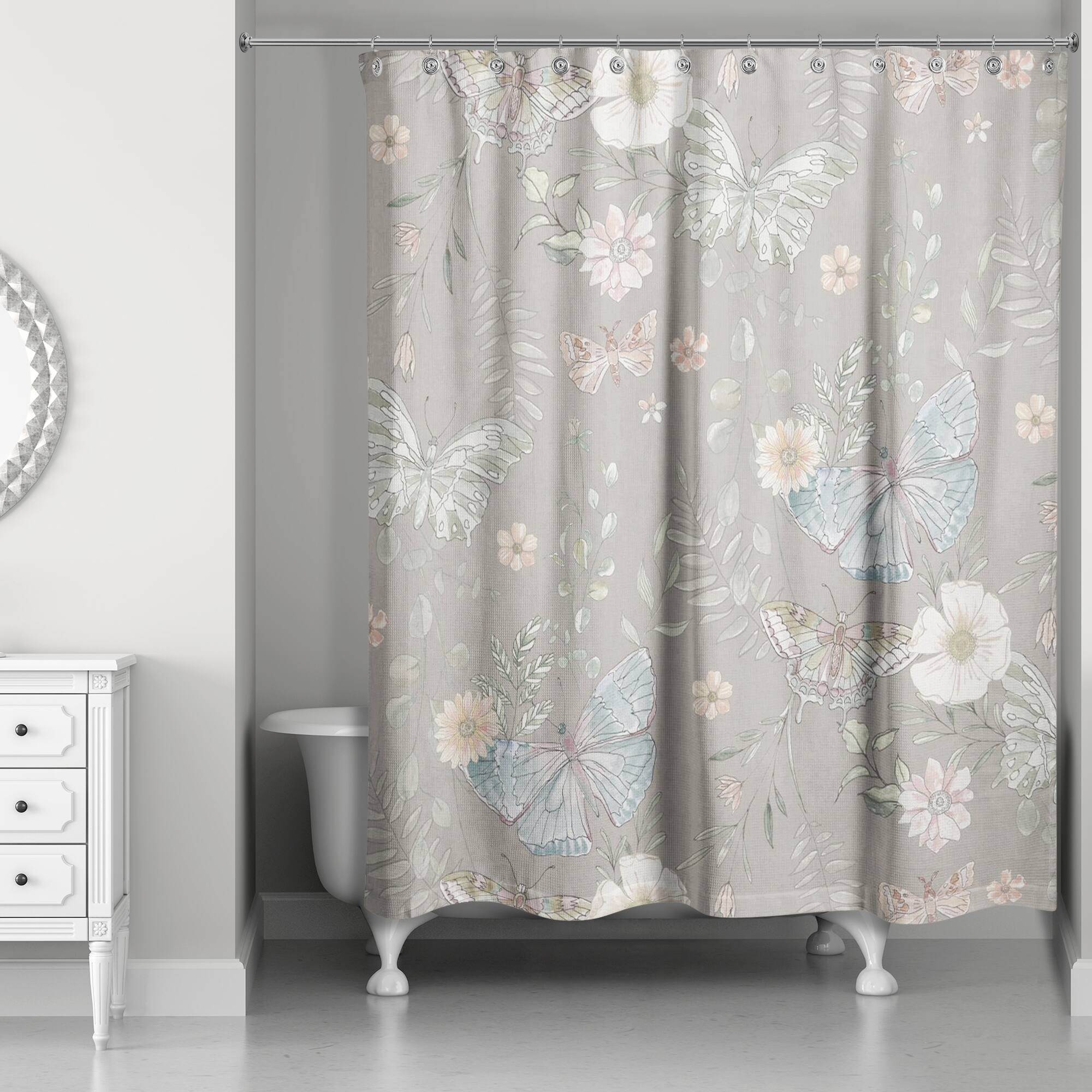 Butterflies Shower Curtain