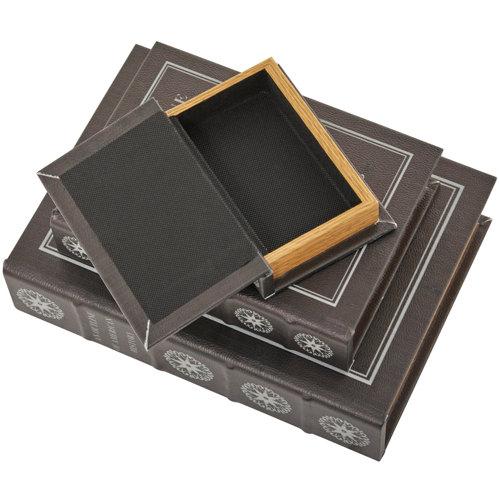 American History Faux Leather Faux Book Box Set