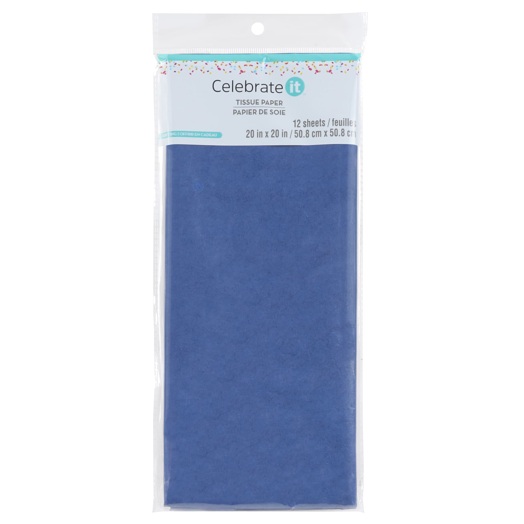 480 Sheets Navy Blue Tissue Paper Bulk 750x500mm