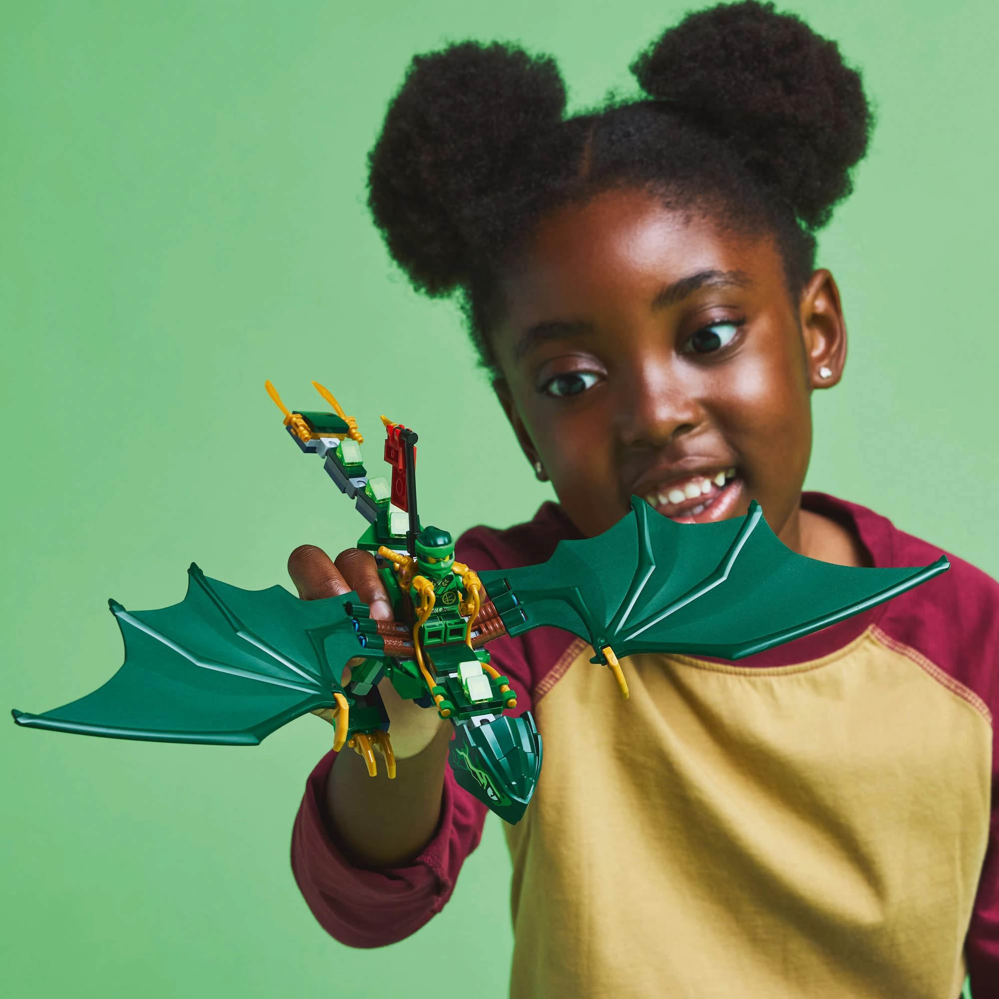 LEGO® NINJAGO® Lloyd’s Green Forest Dragon Toy 71829