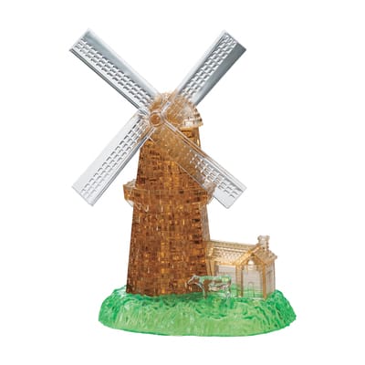 Original 3d Crystal Puzzle™ Windmill 64 Piece Puzzle 