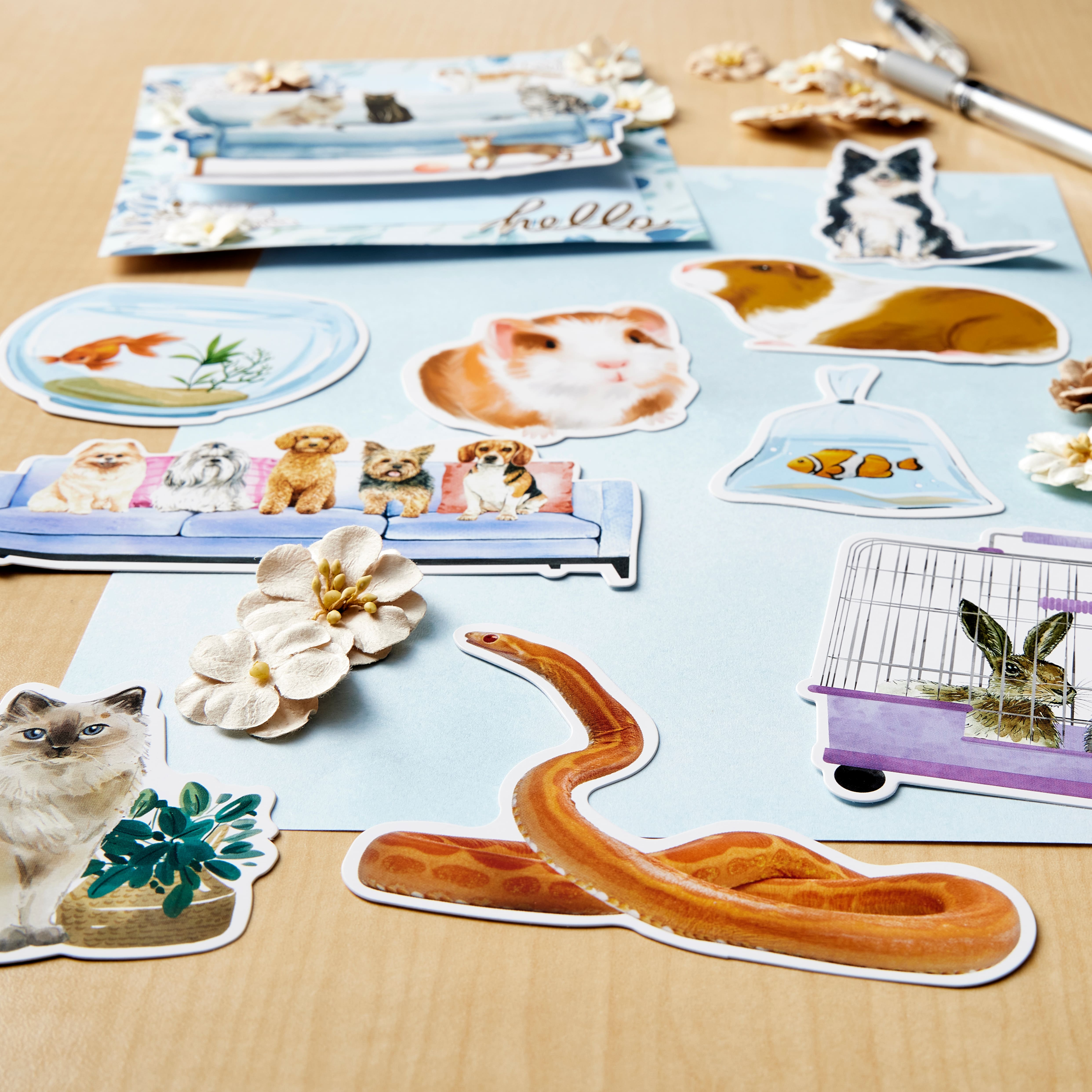 12 Pack: Pets Die Cut Stickers by Recollections&#x2122;