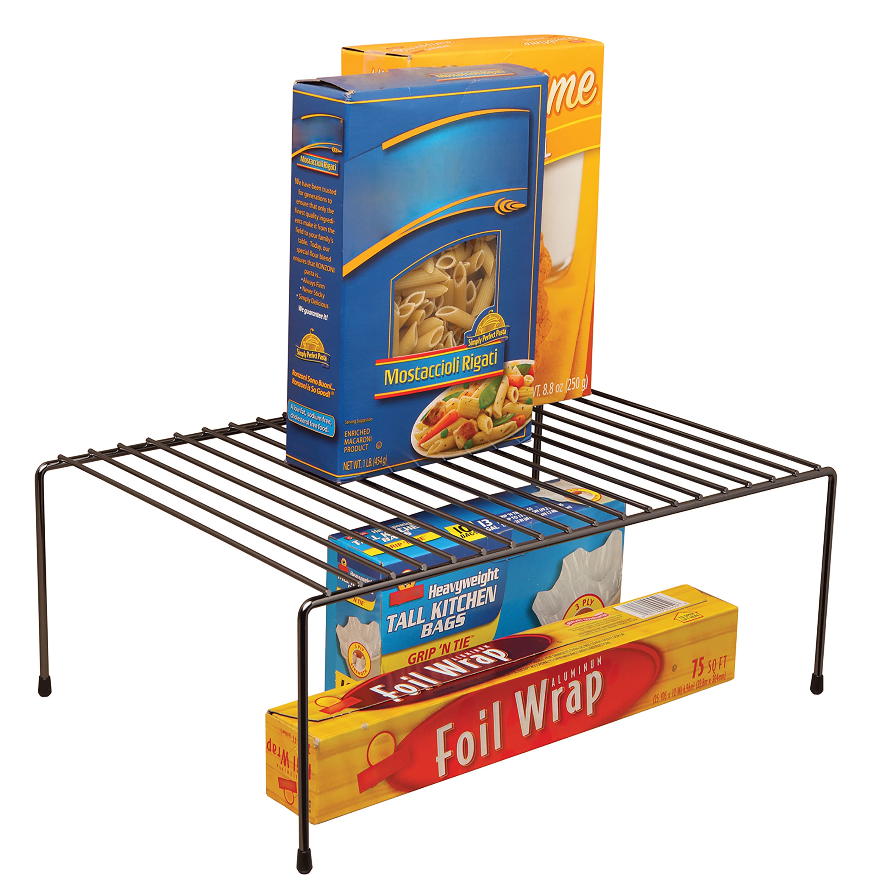 Kitchen Details Onyx Large Kitchen Shelf Organizer