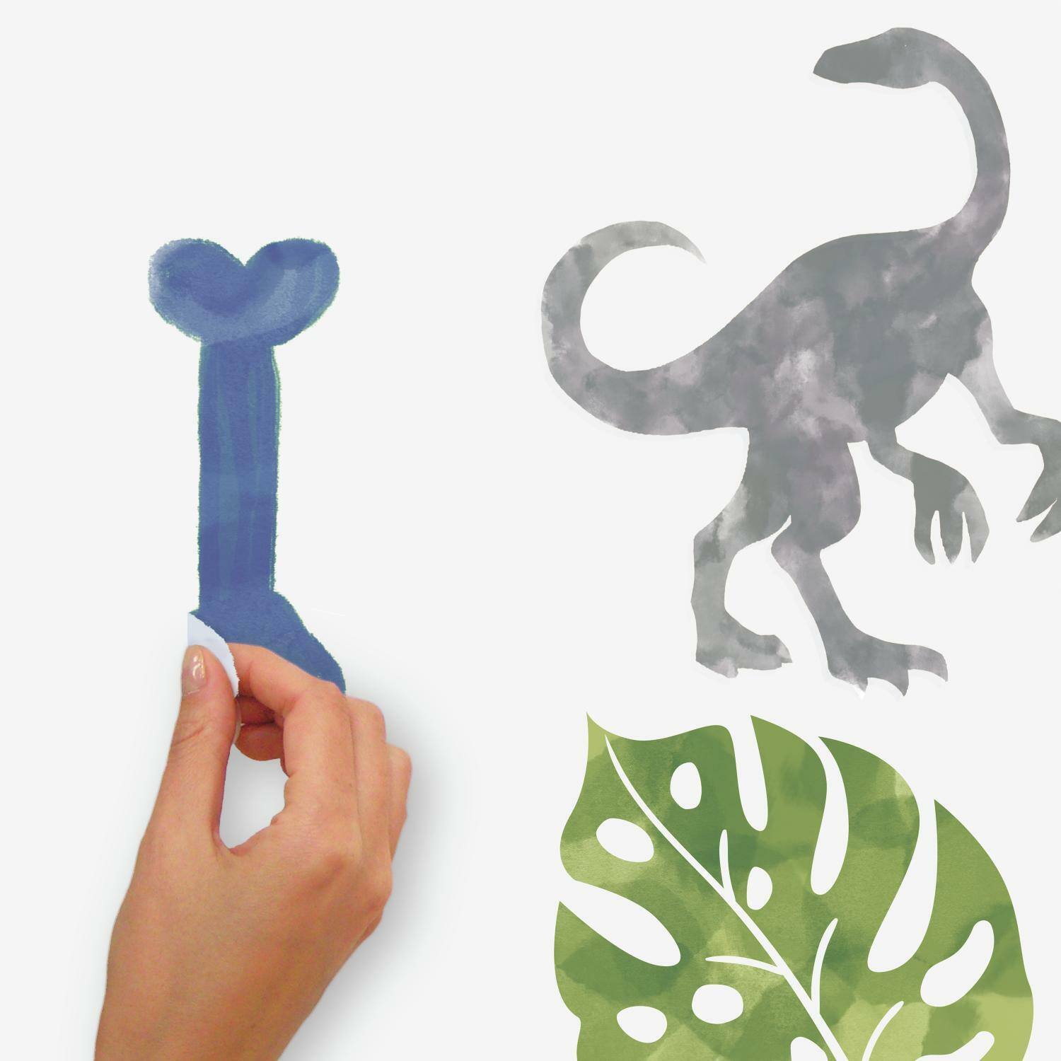 RoomMates Watercolor Dinosaur Peel & Stick Wall Decals