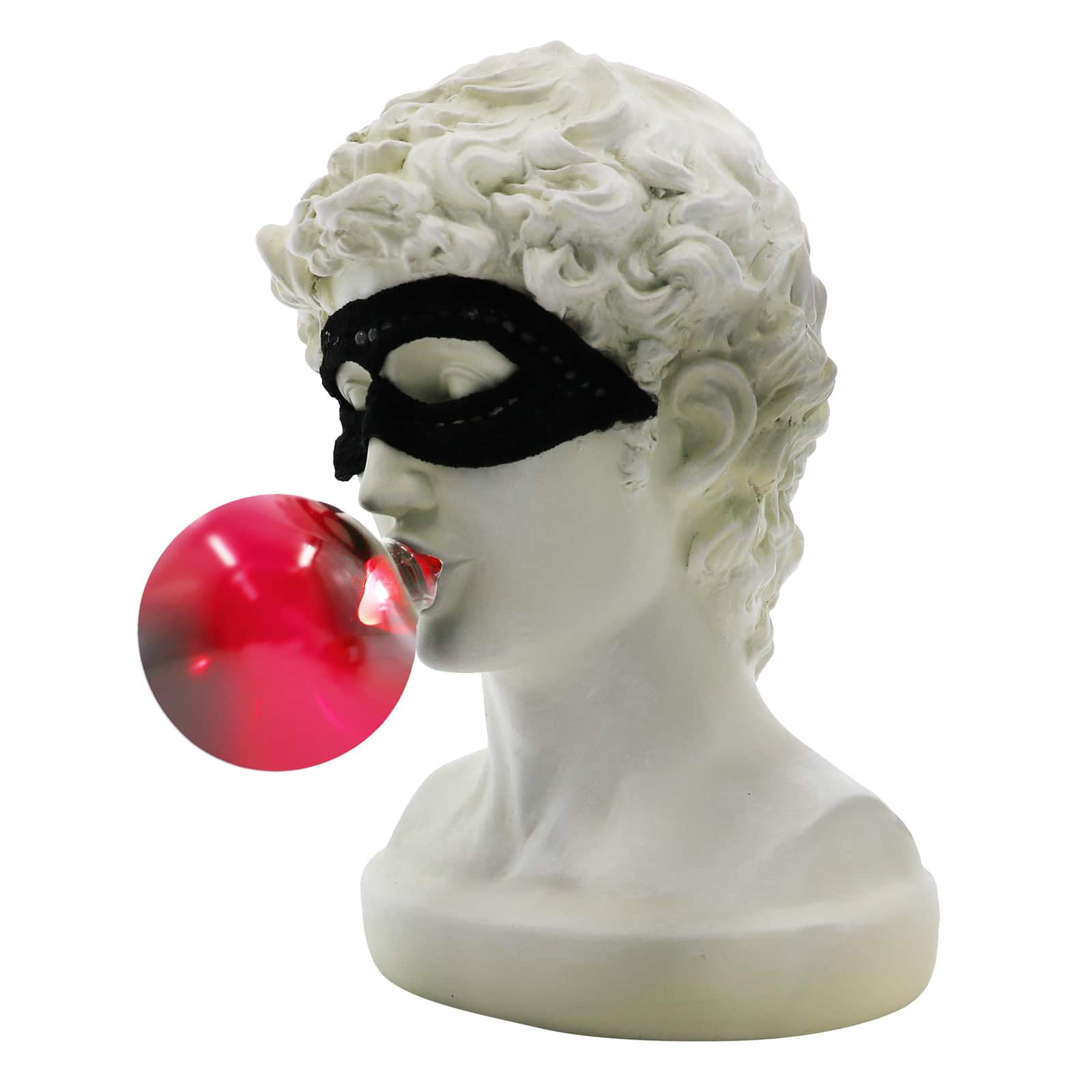 7.5&#x22; Light Up Bubble Gum Man Tabletop Bust Sculpture by Ashland&#xAE;