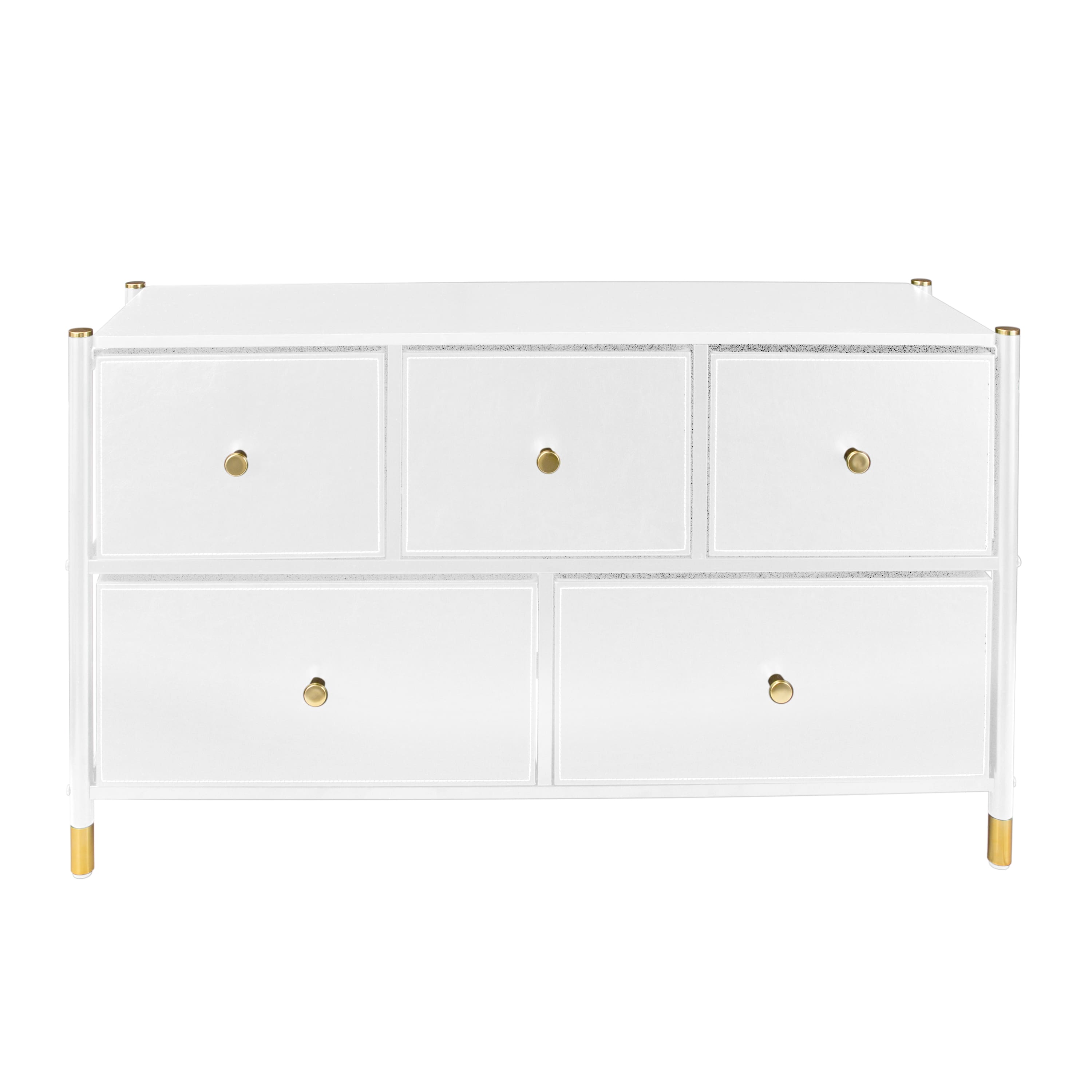 Simplify 5 Drawer Luxury Dresser